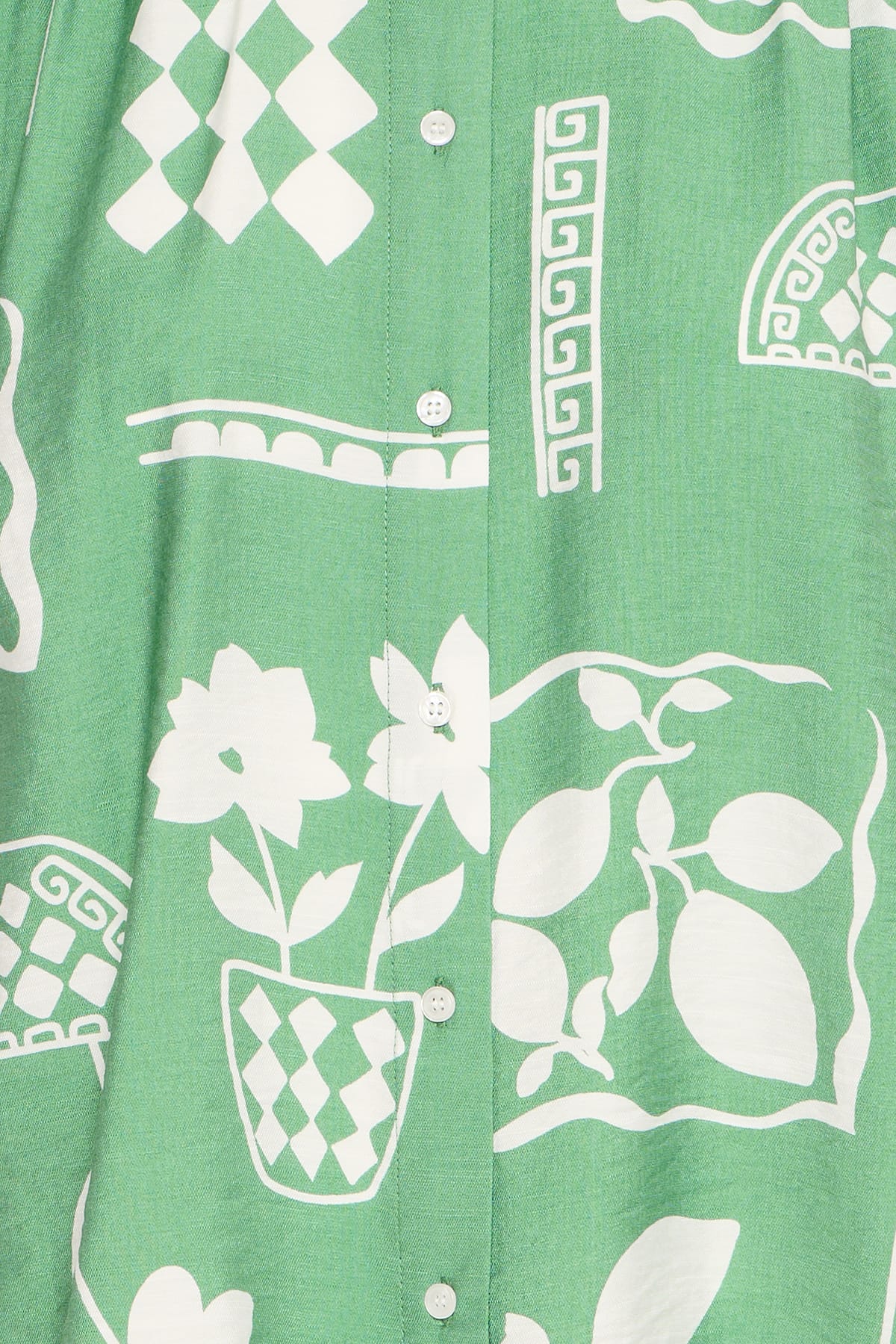 Bluse IHYETTA SH Pine Green Resor Bluse ICHI
