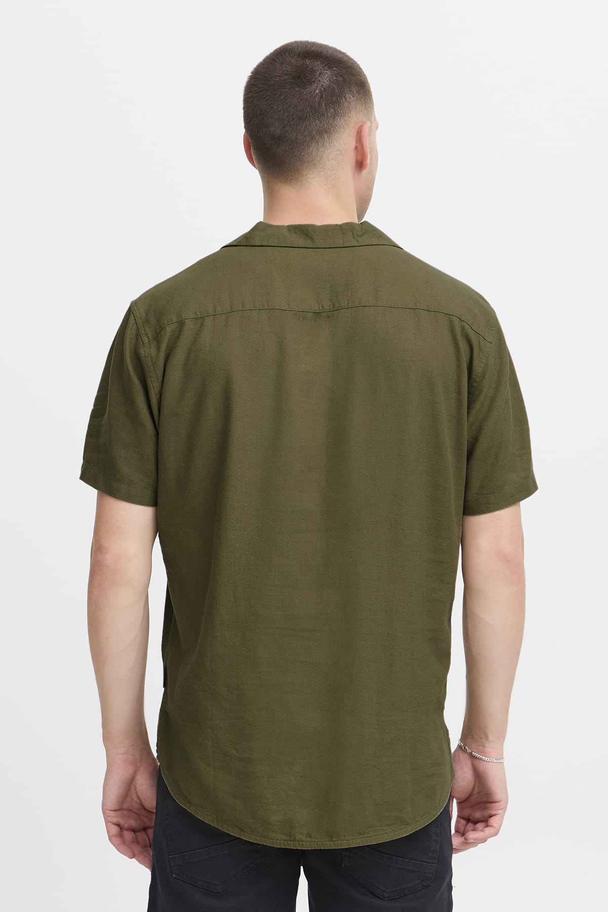 Hemd BHBOBBY Shirt cuba Olive Night Hemd Blend