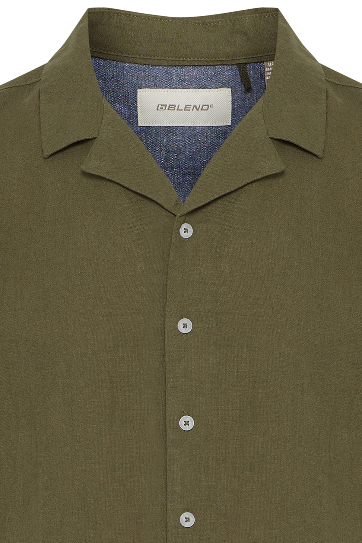 Hemd BHBOBBY Shirt cuba Olive Night Hemd Blend