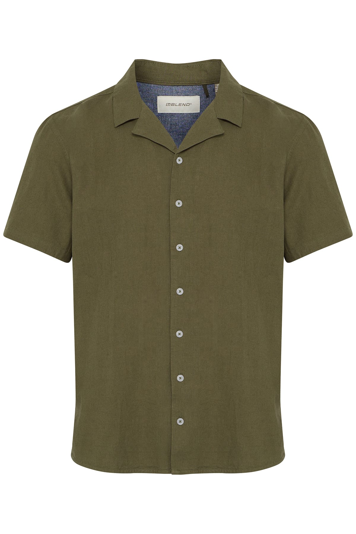 Hemd BHBOBBY Shirt cuba Olive Night Hemd Blend