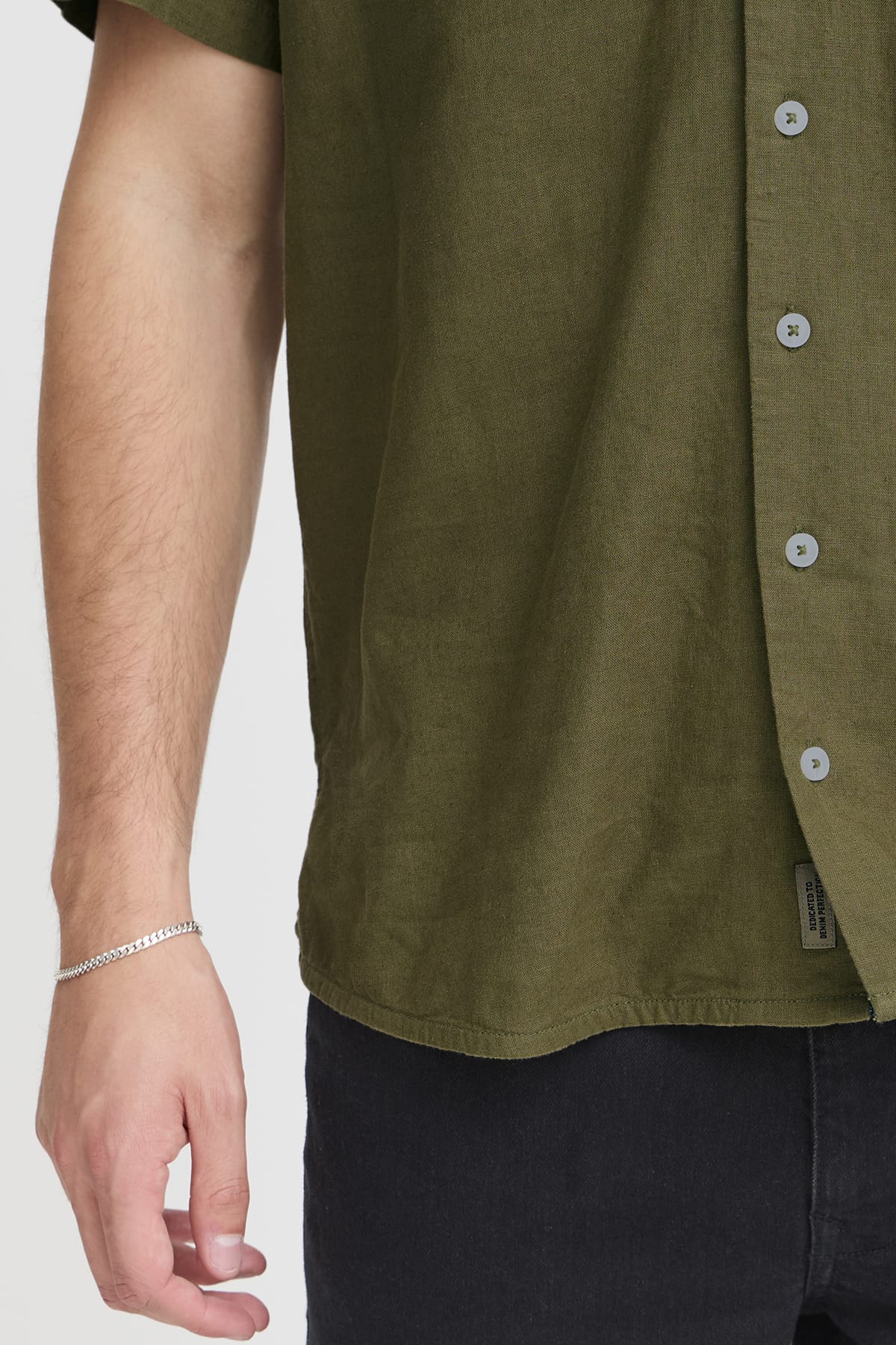 Hemd BHBOBBY Shirt cuba Olive Night Hemd Blend