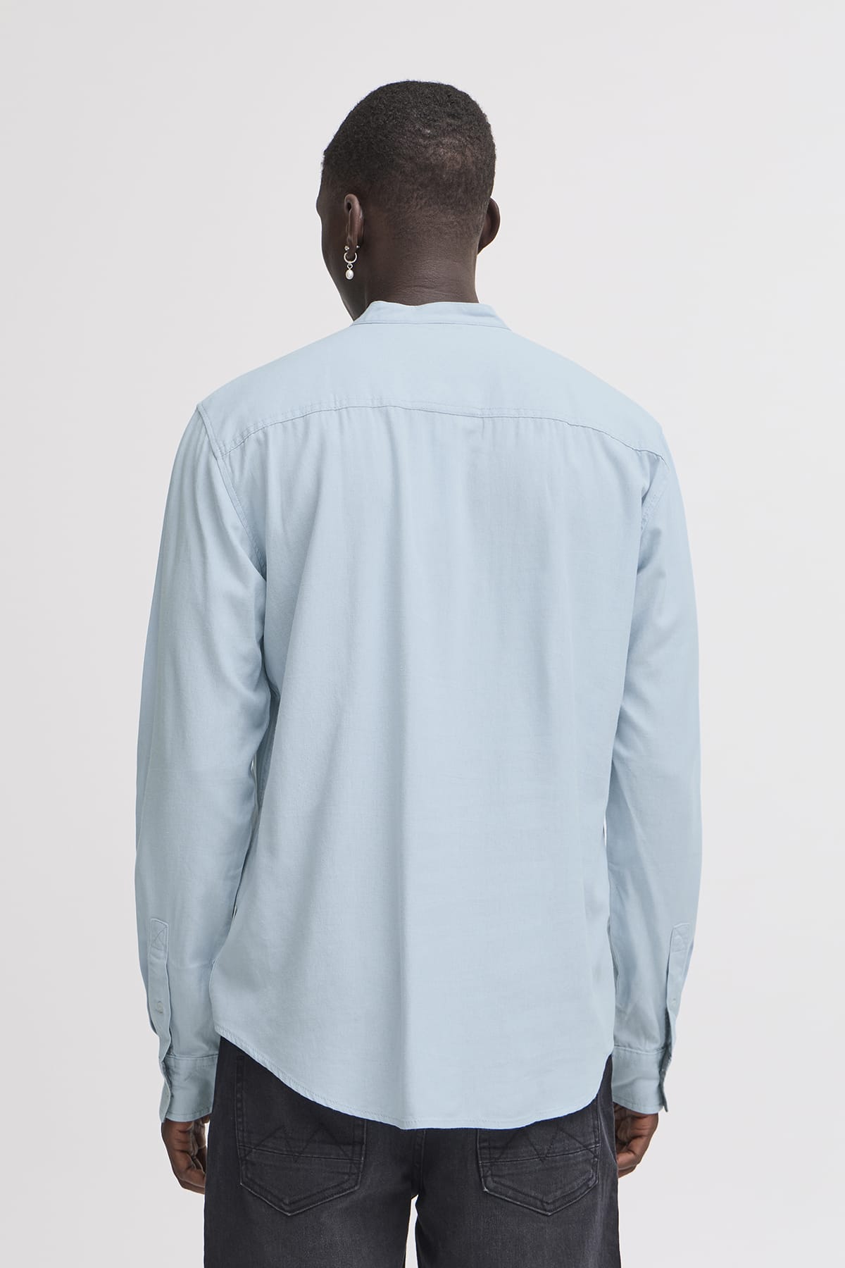 Hemd BHBOBBY Shirt mandarin Blue Bell Hemd Blend