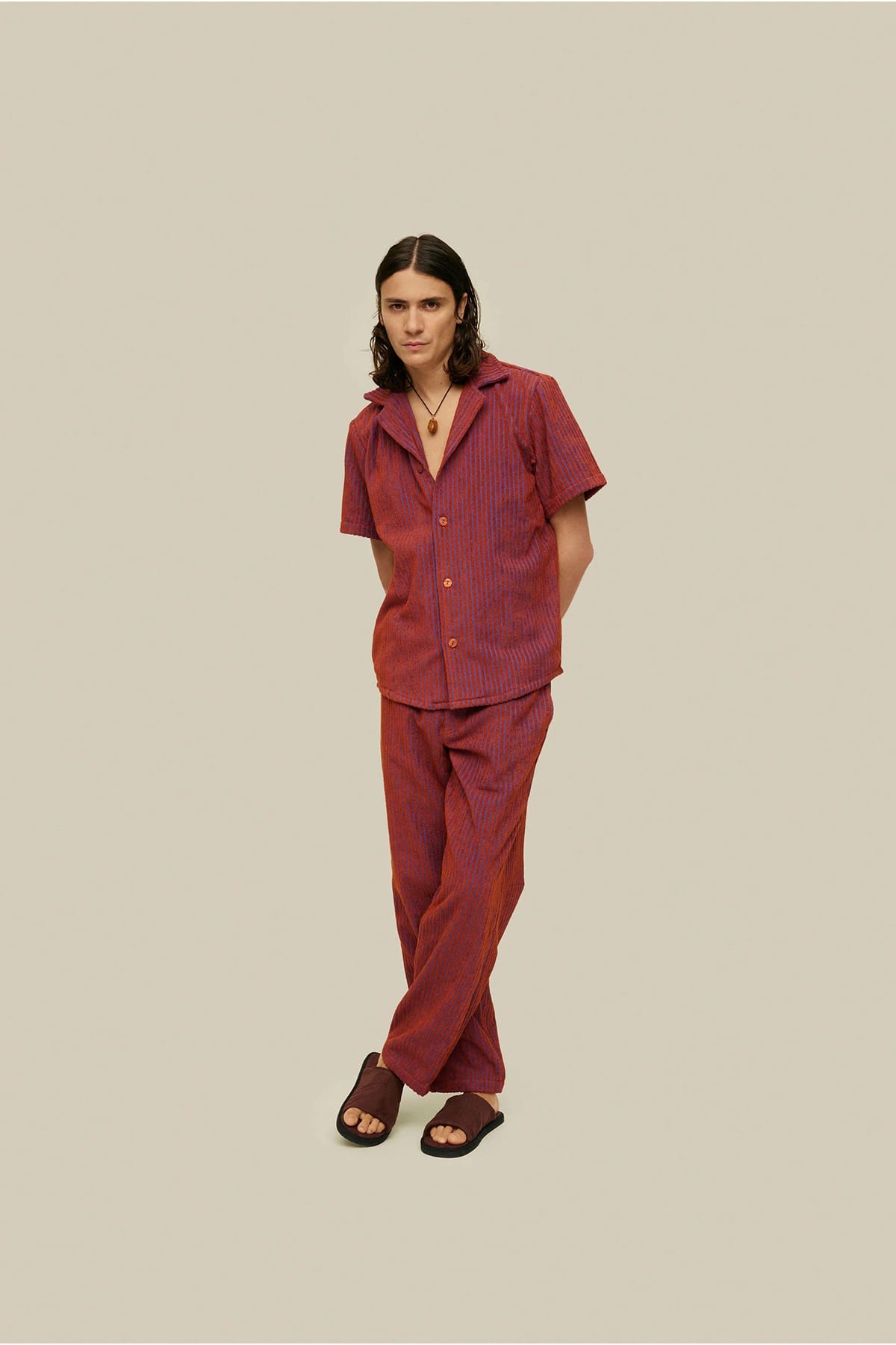 Hemd Deep Cut Cuba Terry Hemd OAS