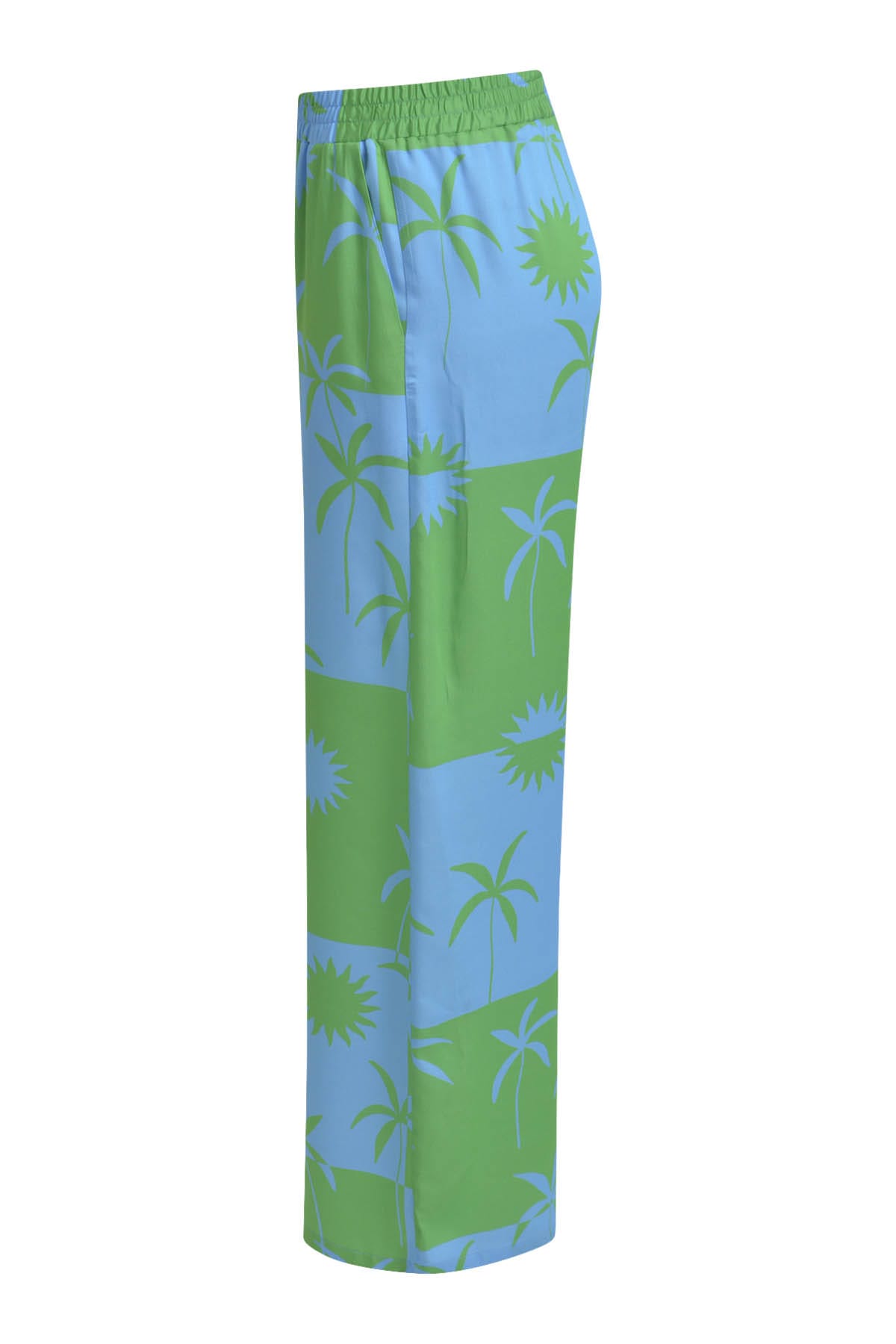 Hose wideleg with elastic waist ibiza bluze print Hose Milano
