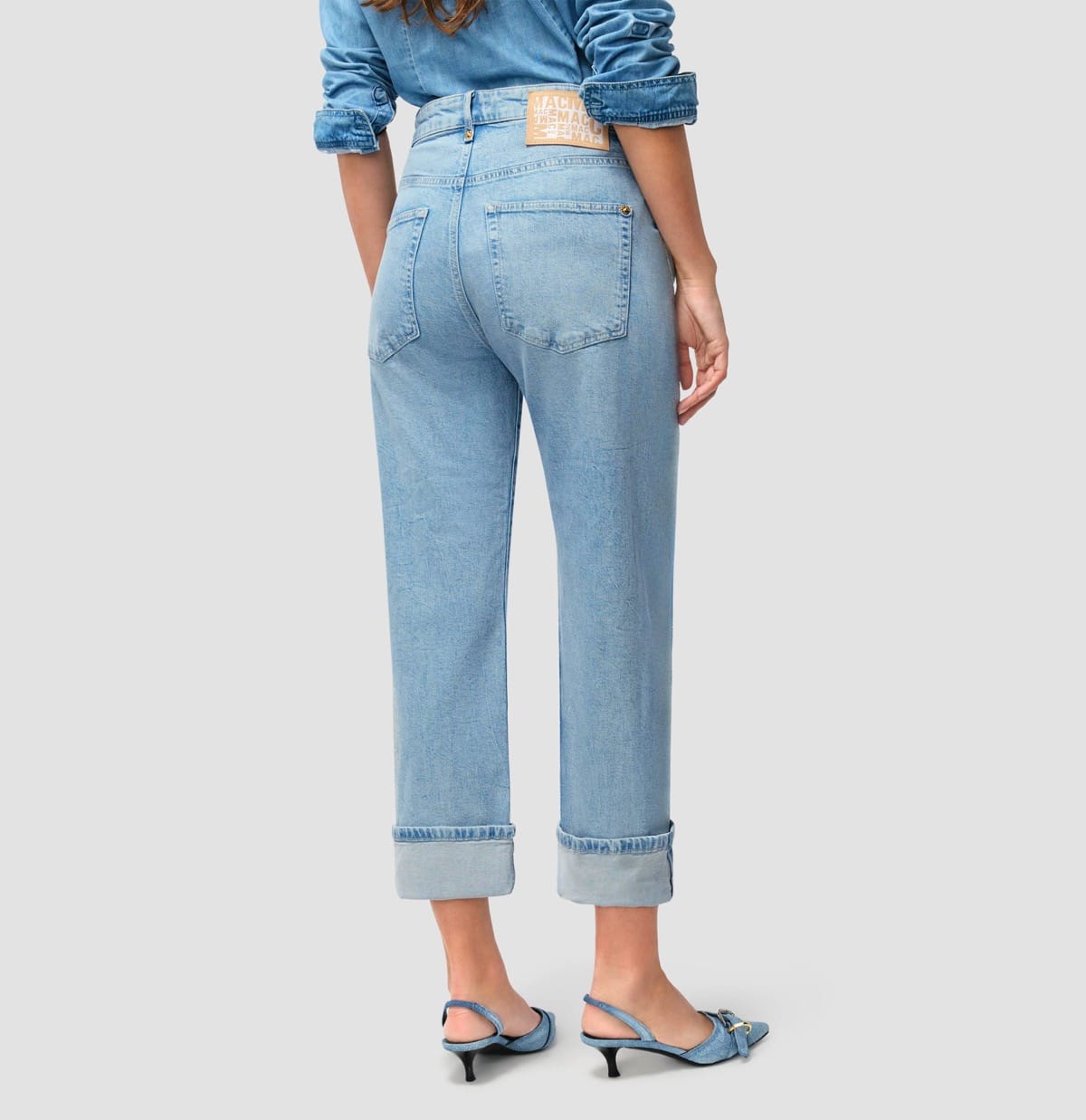 Jeans BAGGY straight light blue net Jeans MAC