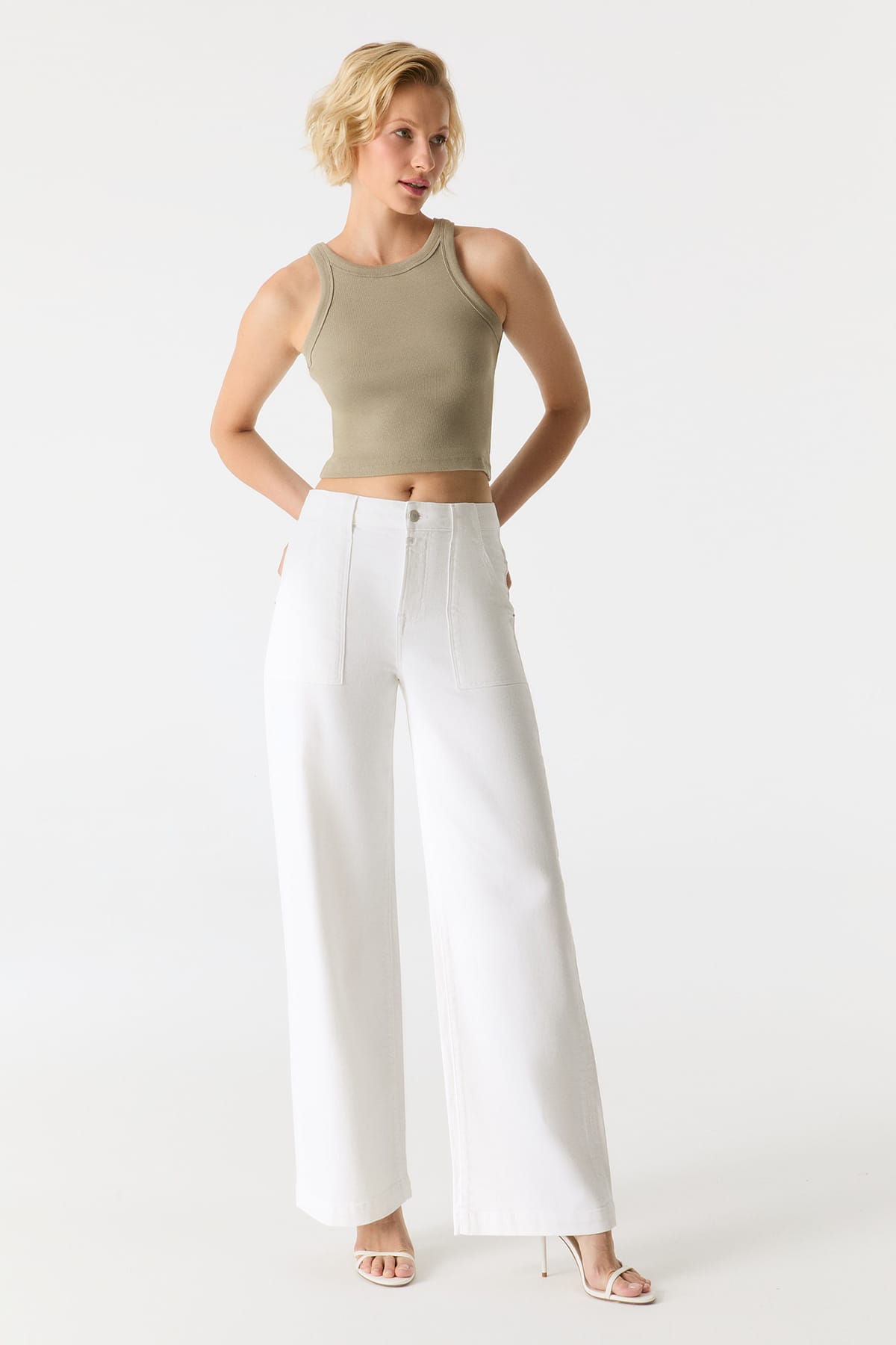 Jeans Lulu White Jeans C.O.J - Cup of Joe Denim