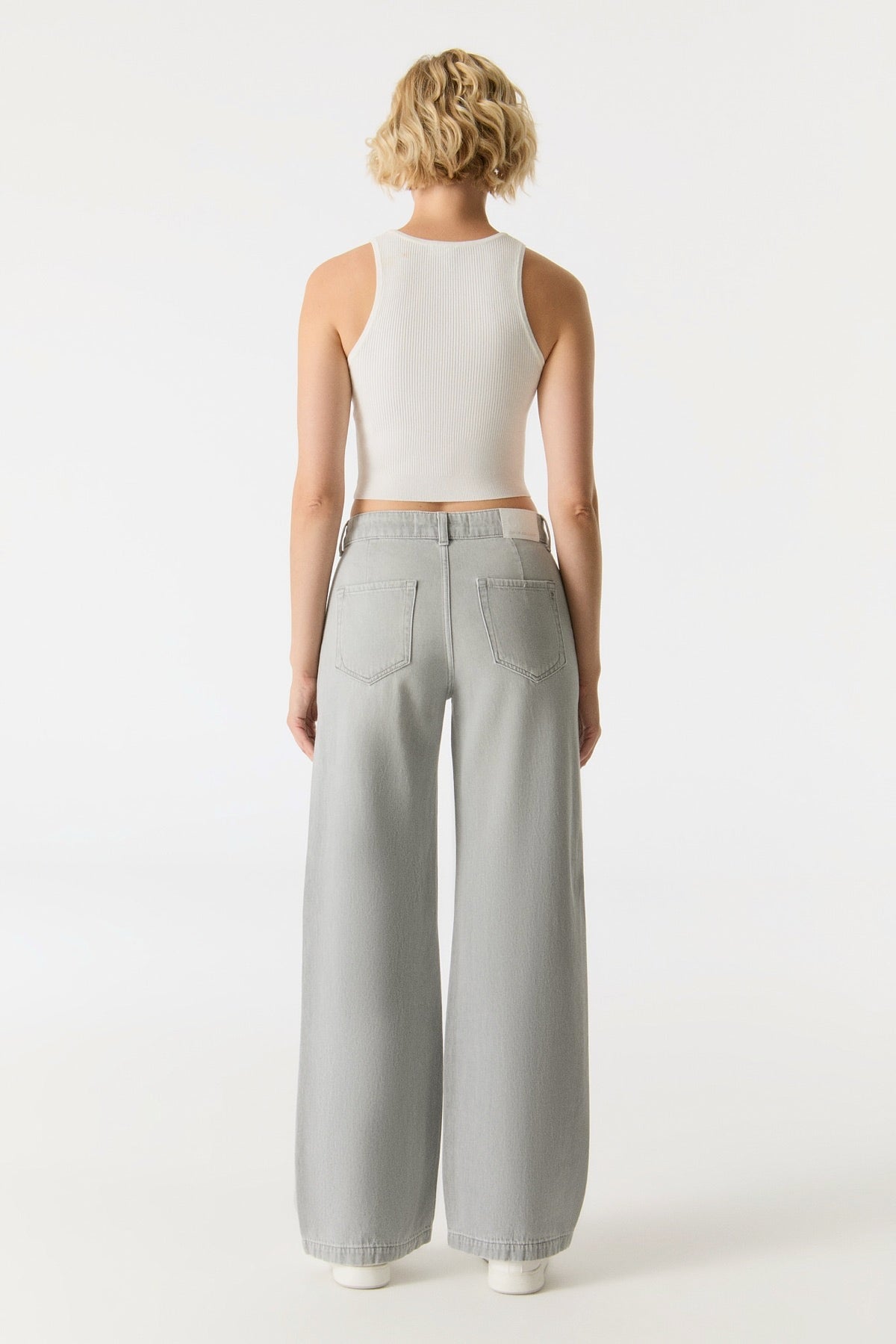 Jeans Maxine Light Grey Jeans C.O.J - Cup of Joe Denim