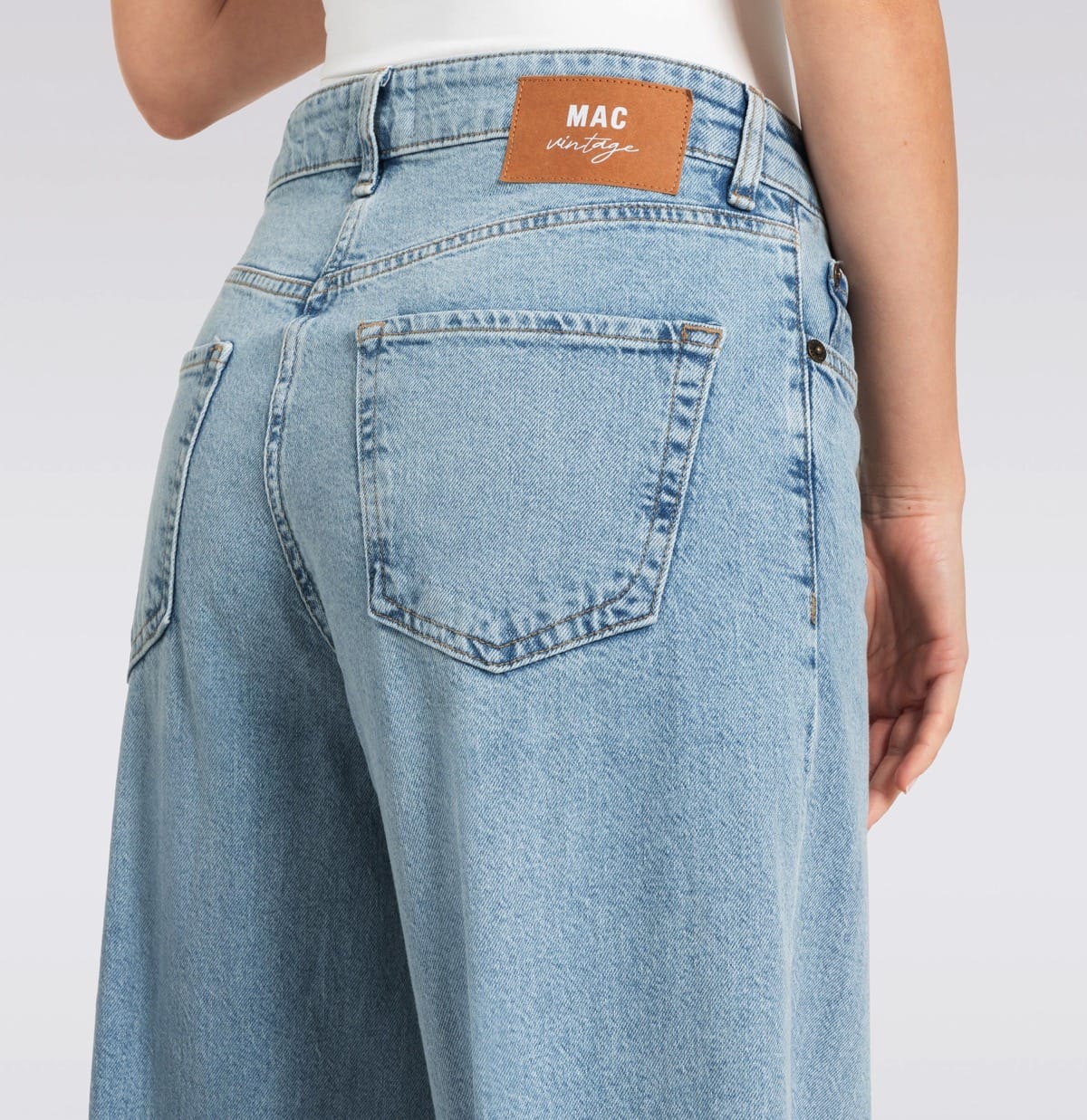 Jeans NEVADA superwide urban azur blue Jeans MAC