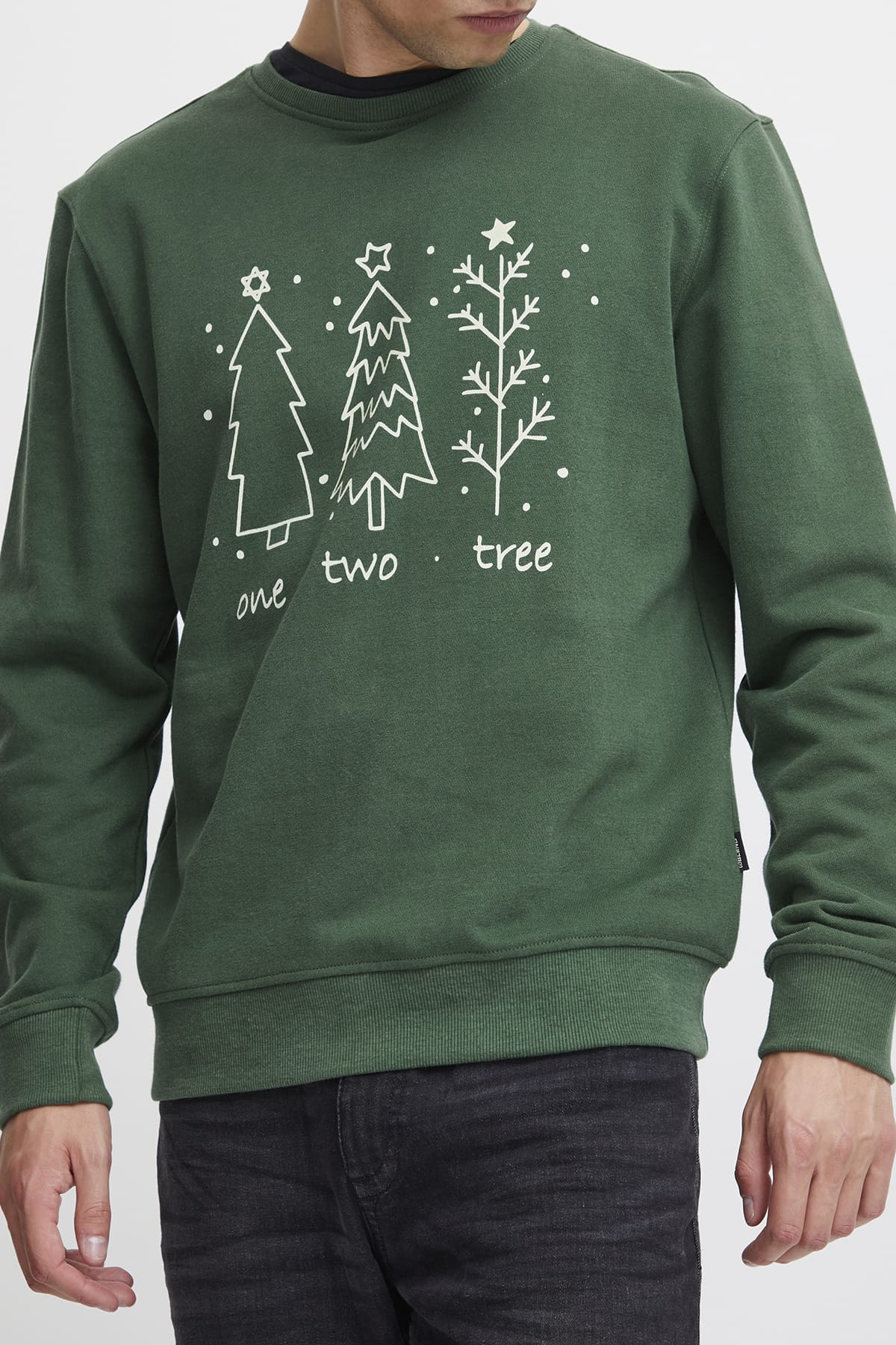 Pullover Christmas Sweatshirt Greener Pastures Pullover Blend