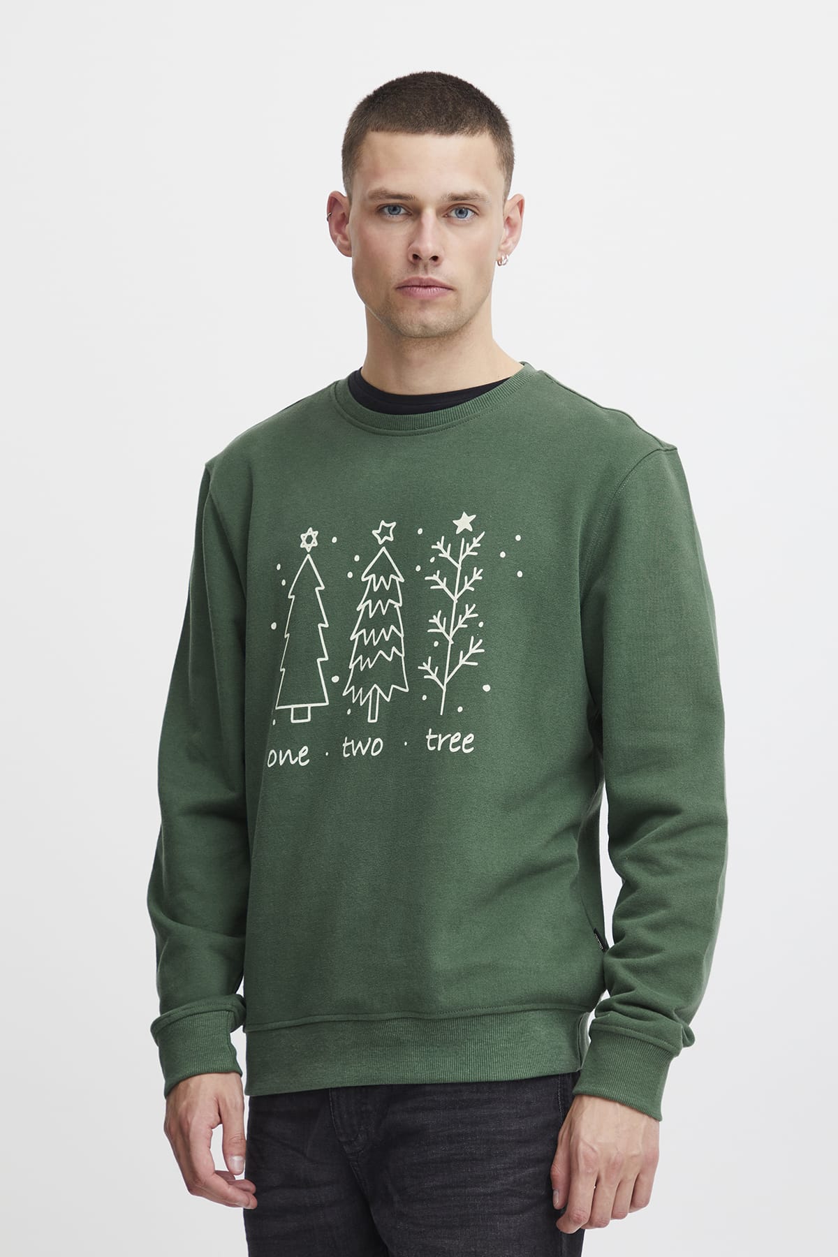 Pullover Christmas Sweatshirt Greener Pastures Pullover Blend