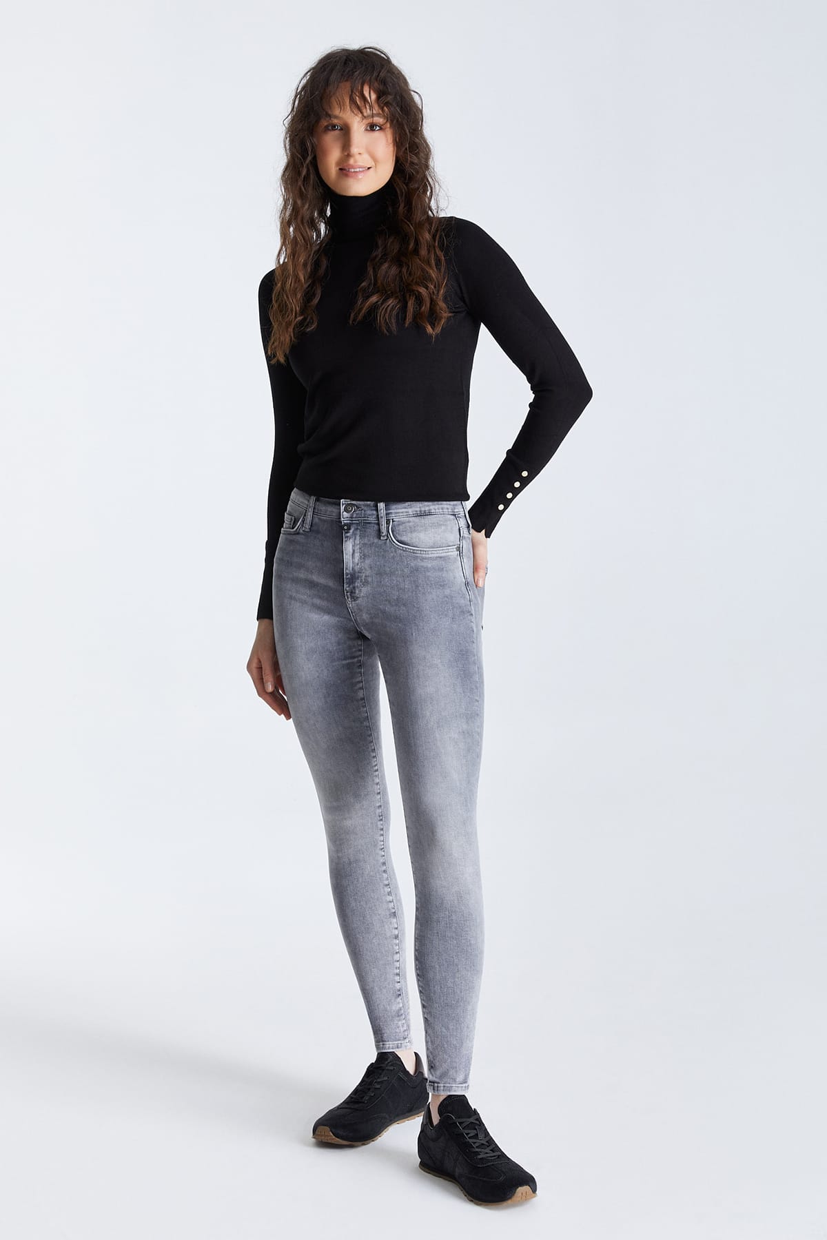 Skinny Jeans Sophia - Grey VT Jeans C.O.J - Cup of Joe Denim 