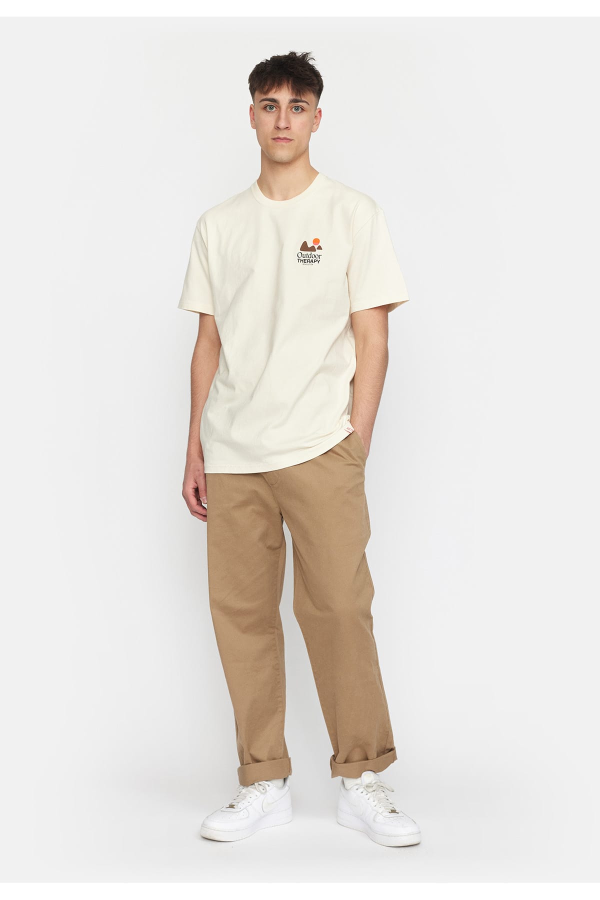 T-Shirt Printed Outdoor Therapy Offwhite T-Shirt RVLT Revolution