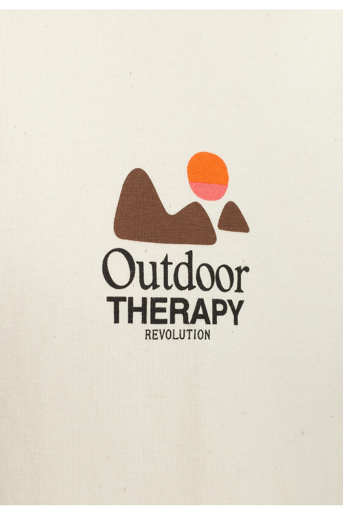 T-Shirt Printed Outdoor Therapy Offwhite T-Shirt RVLT Revolution