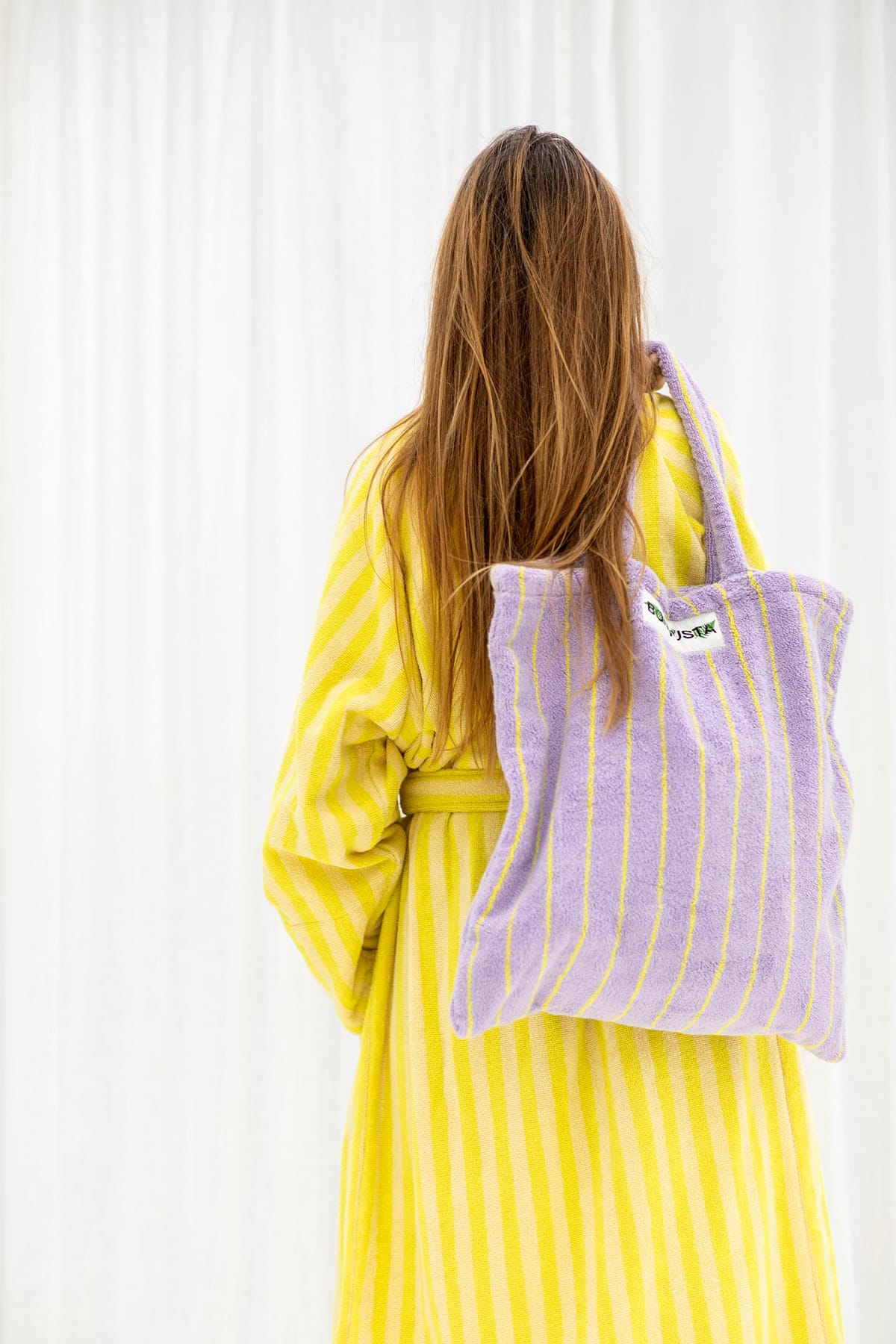 Tasche Naram Totebag lilac & neon yellow Tasche Bongusta