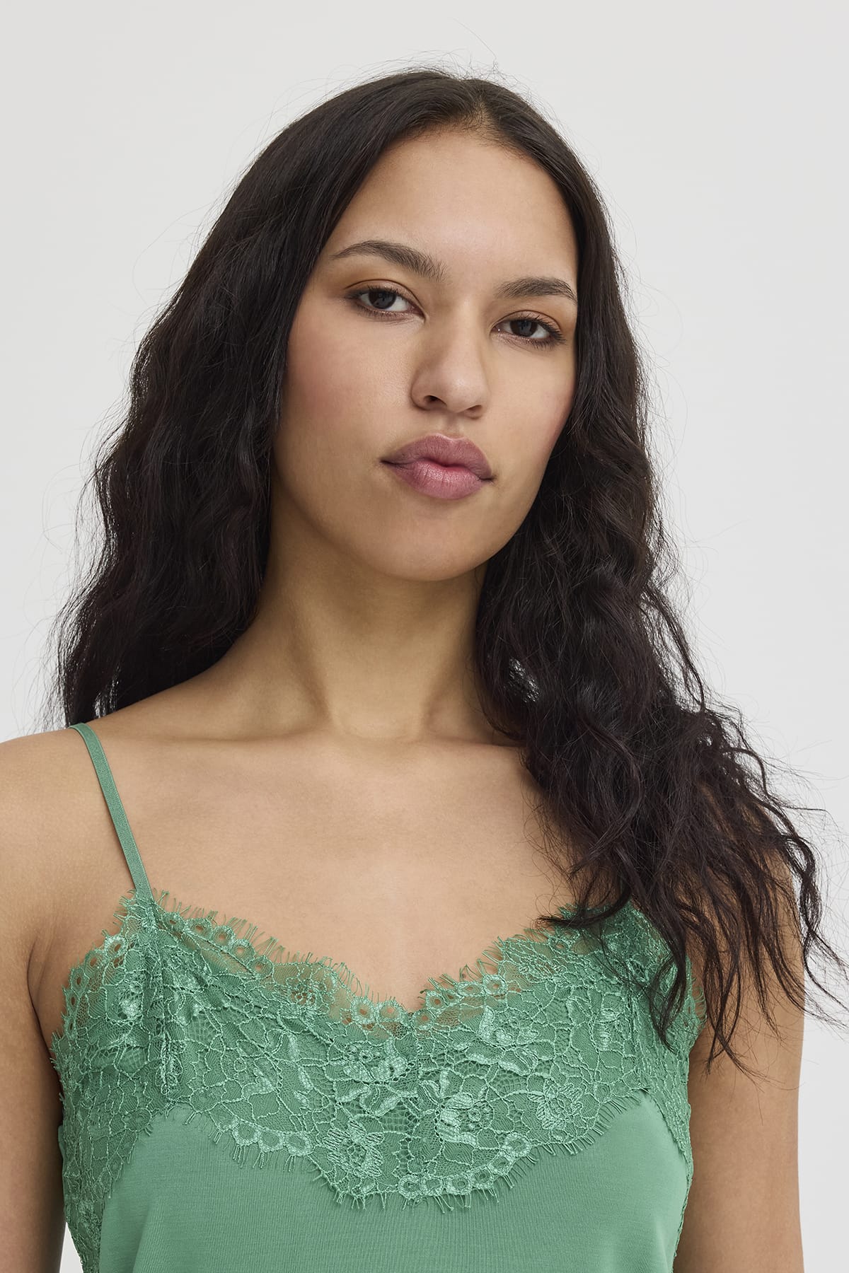 Top IHLIKE TO2 Pine Green Top ICHI