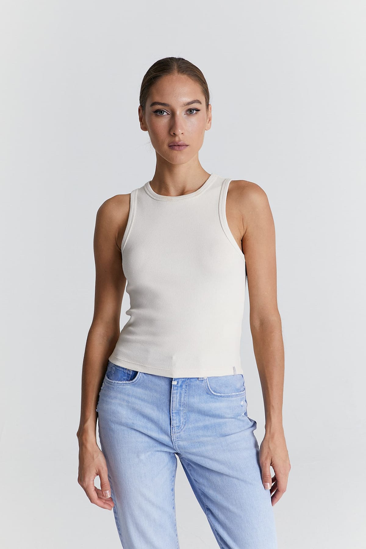 Top Liv Off White Top C.O.J - Cup of Joe Denim