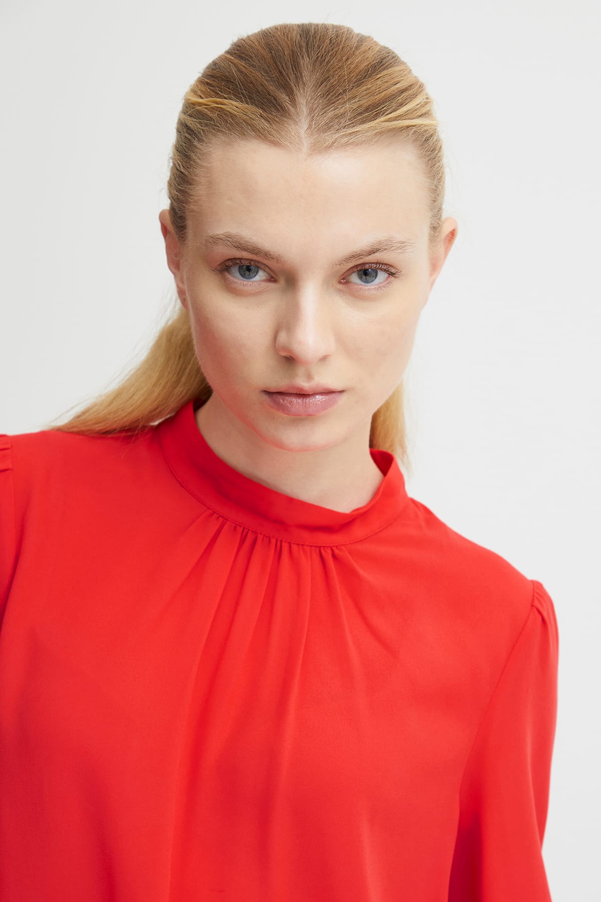 Blusen IHCELLANI LS Poppy Red Blusen ICHI