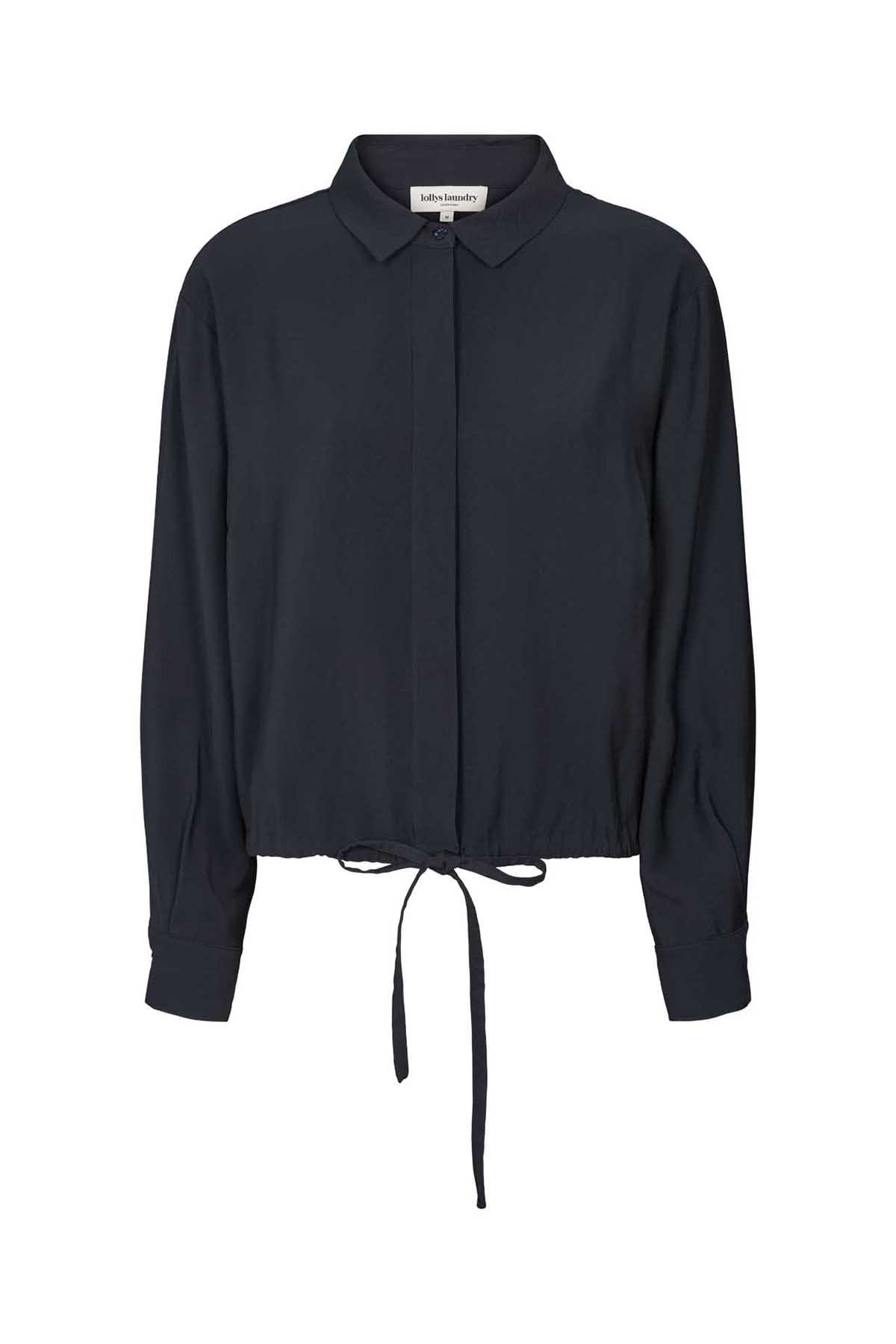 Blusen Tobago Shirt Dark Navy Blusen Lollys Laundry