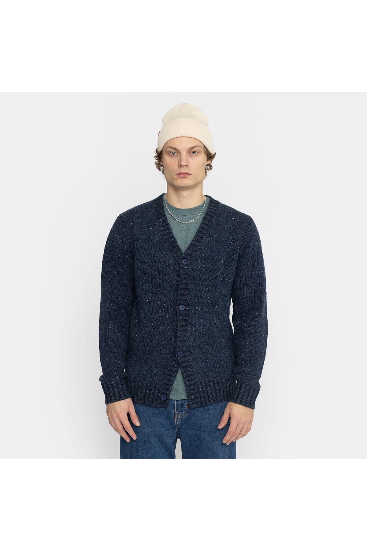 Cardigan Knit Navy Cardigan RVLT Revolution