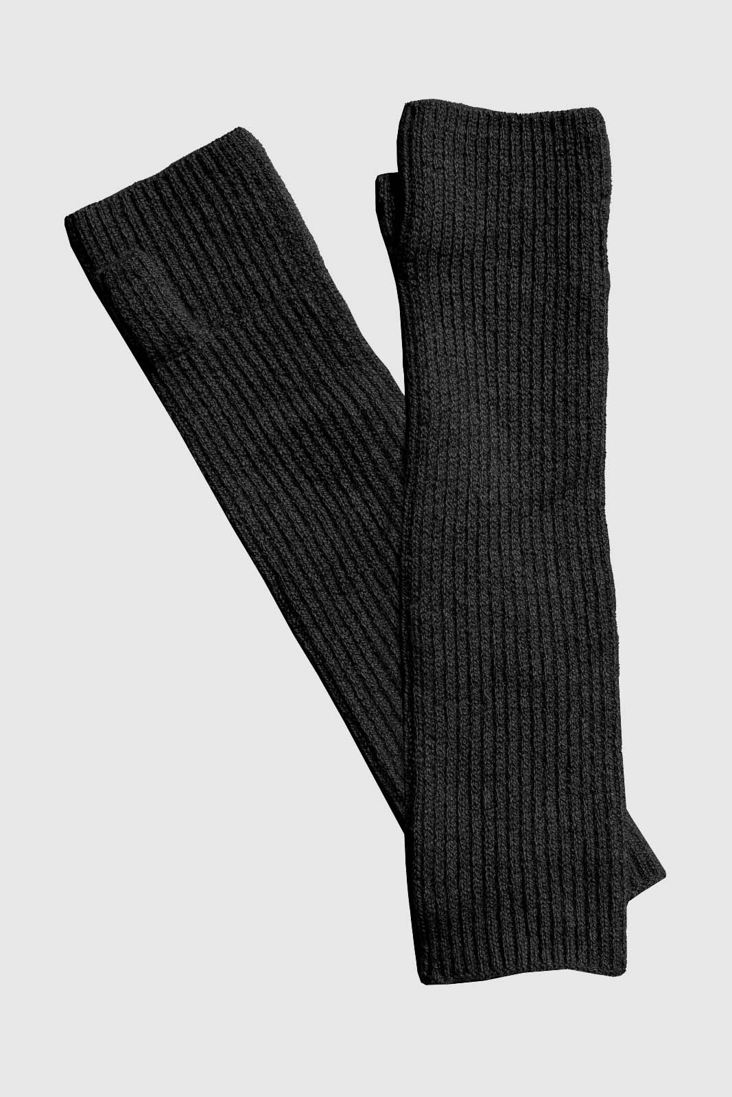 Handschuhe Kirstine fingerlos Schwarz Handschuhe With Black