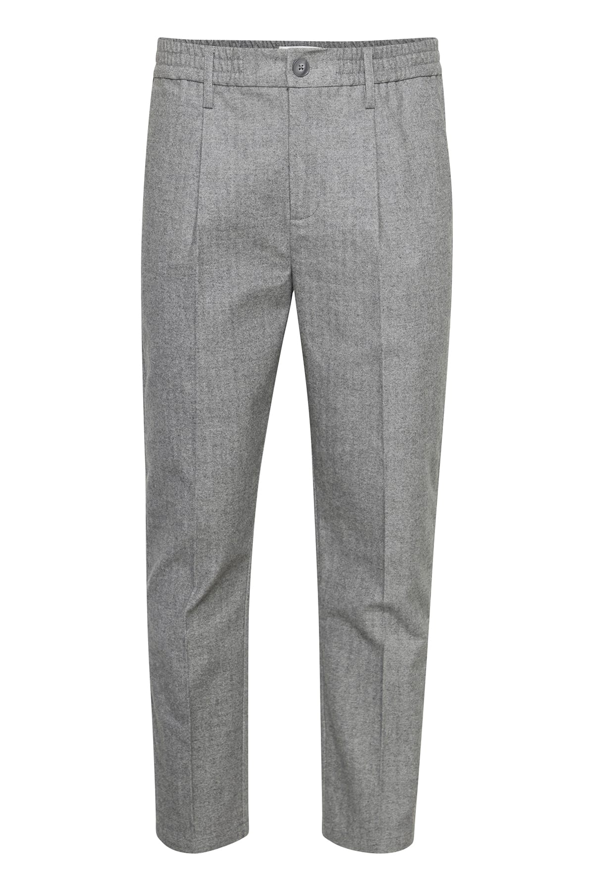 Hosen CFMarc herringbone pants with pleat Mid grey melange Hosen Casual Friday