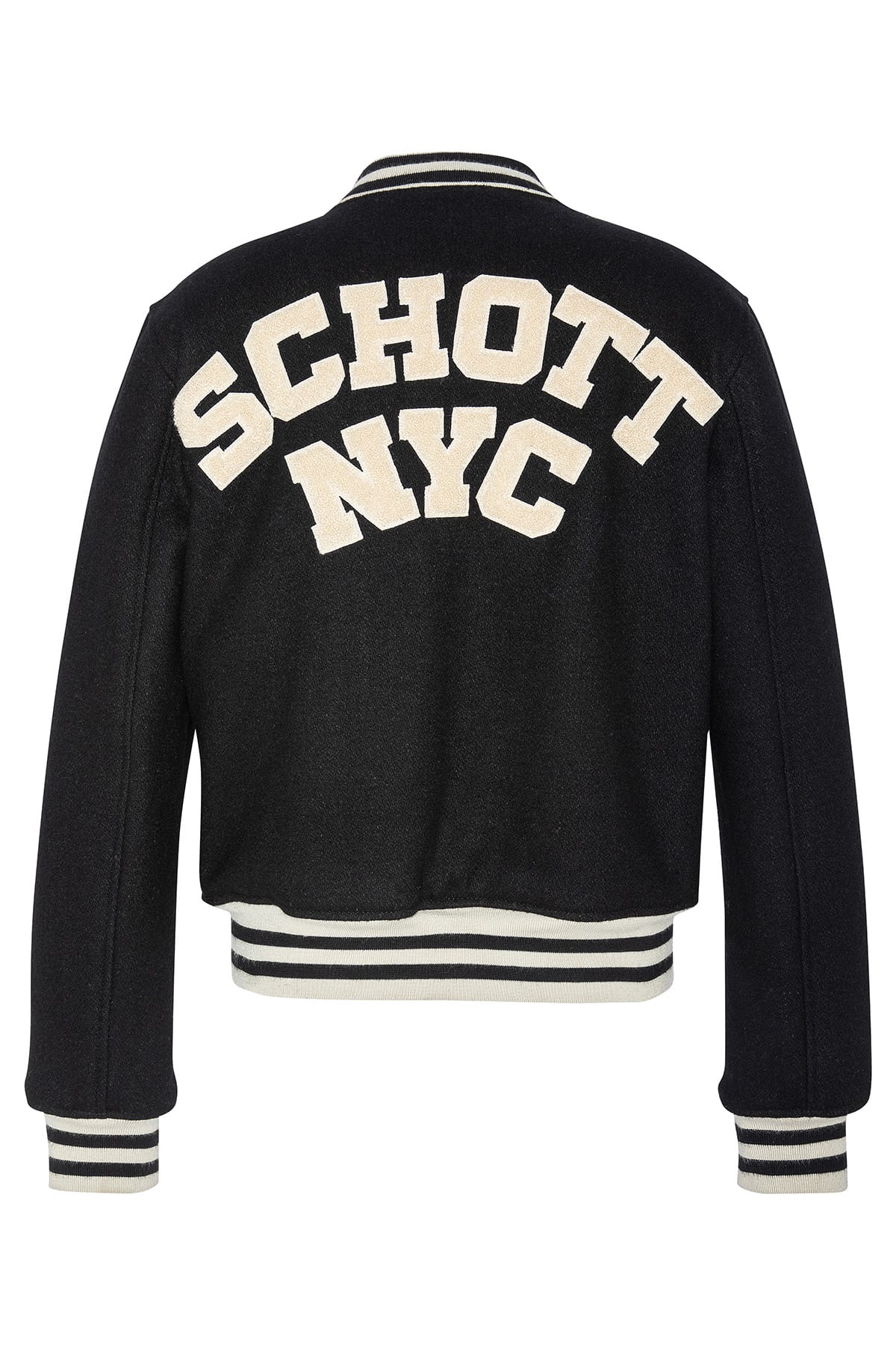 Jacken Collegejacke mit Buchstaben auf dem Rücken black Jacken Schott
