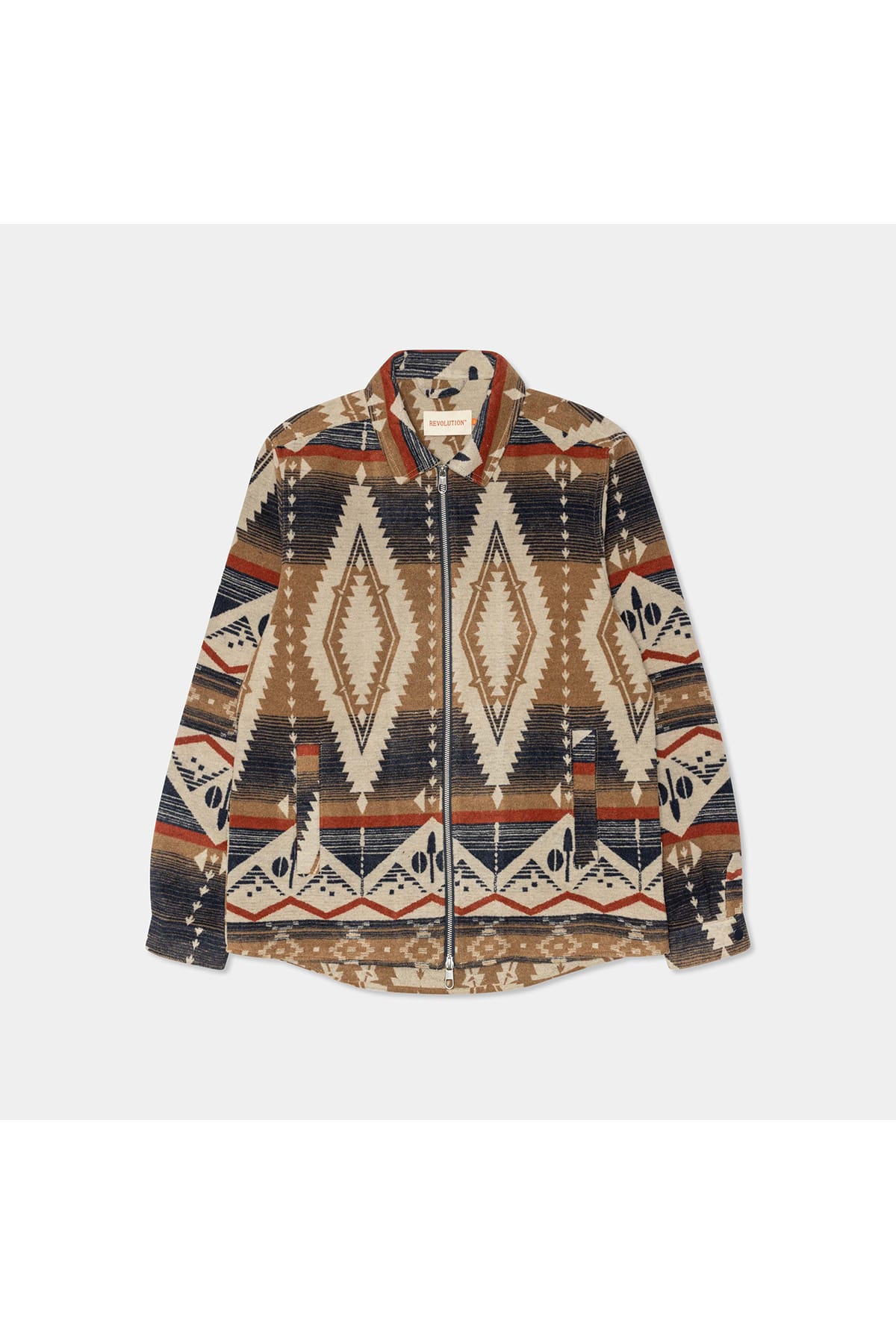 Jacken Zipped Overshirt Navy Jacken RVLT Revolution