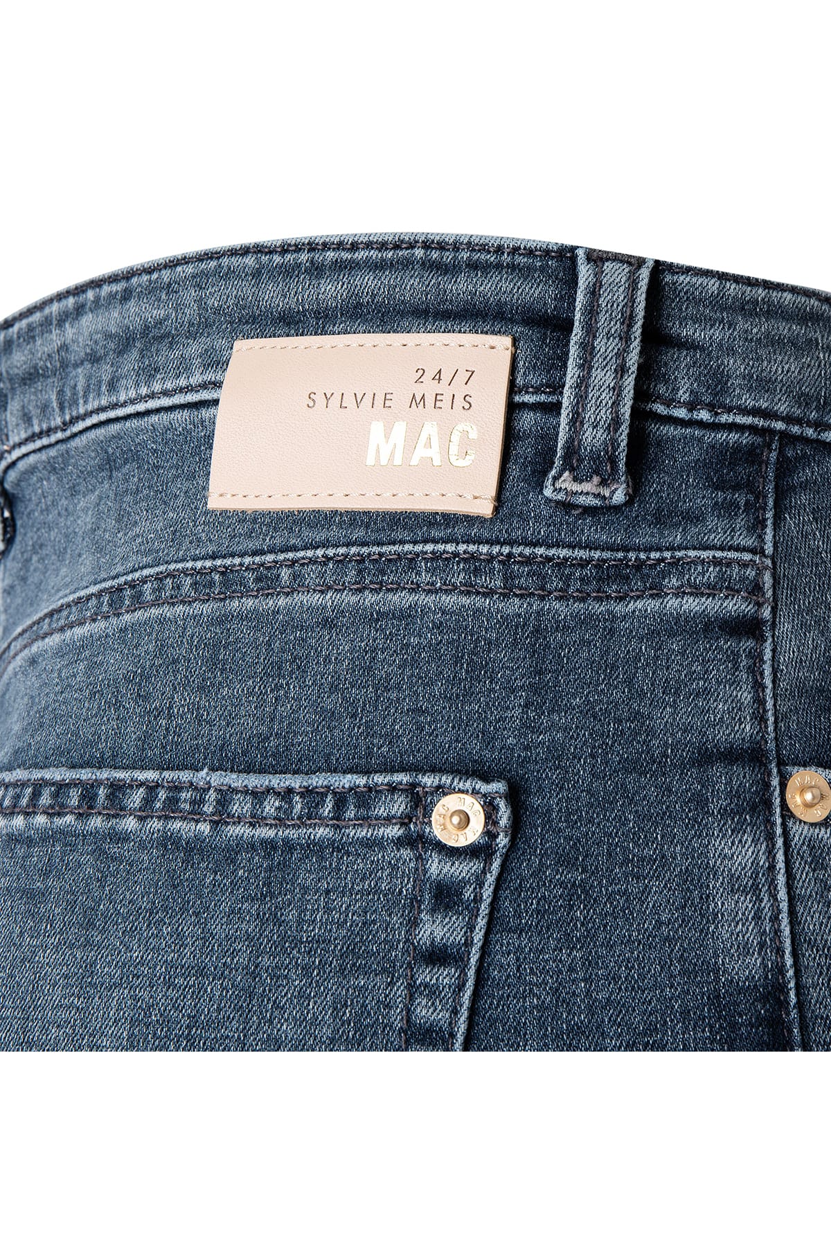 Jeans Rich Culotte Light authentic denim authentic used grindings Jeans MAC