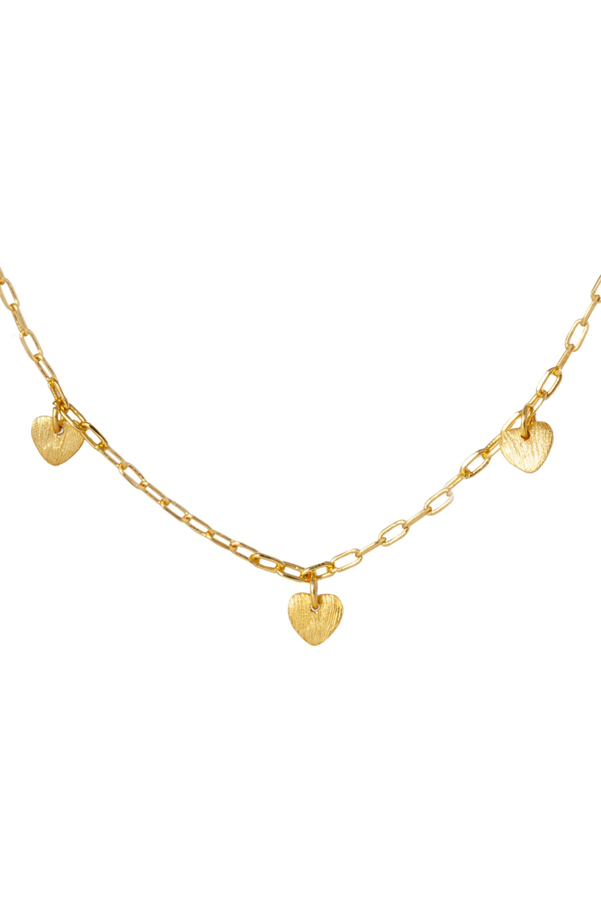 Kette LOVE U NECKLACE - GOLD PLATED Gold Kette LULU Copenhagen