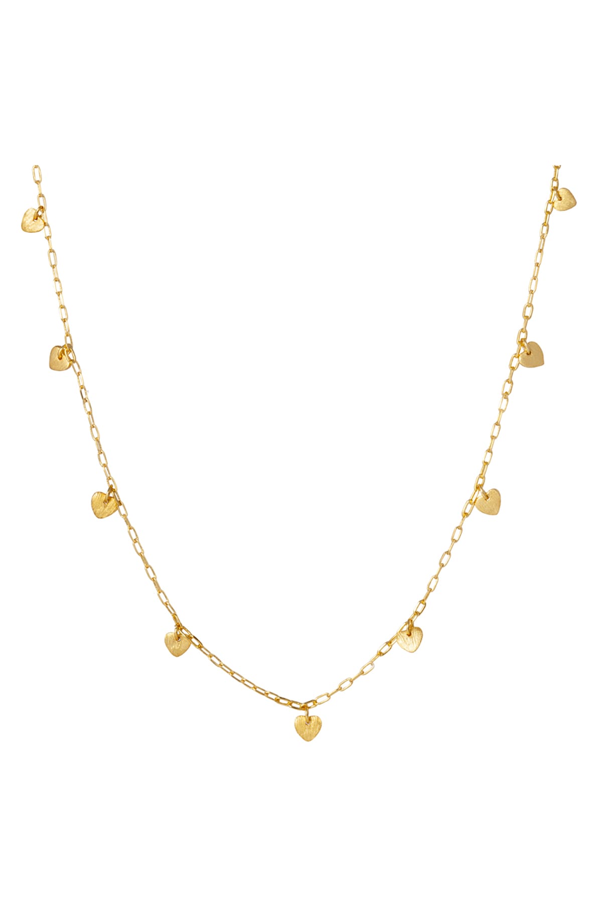 Kette LOVE U NECKLACE - GOLD PLATED Gold Kette LULU Copenhagen 