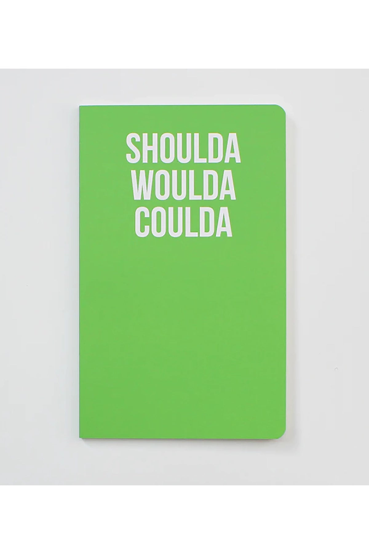 Notizbuch Shoulda Woulda Coulda Grün Notizbücher We Act Company