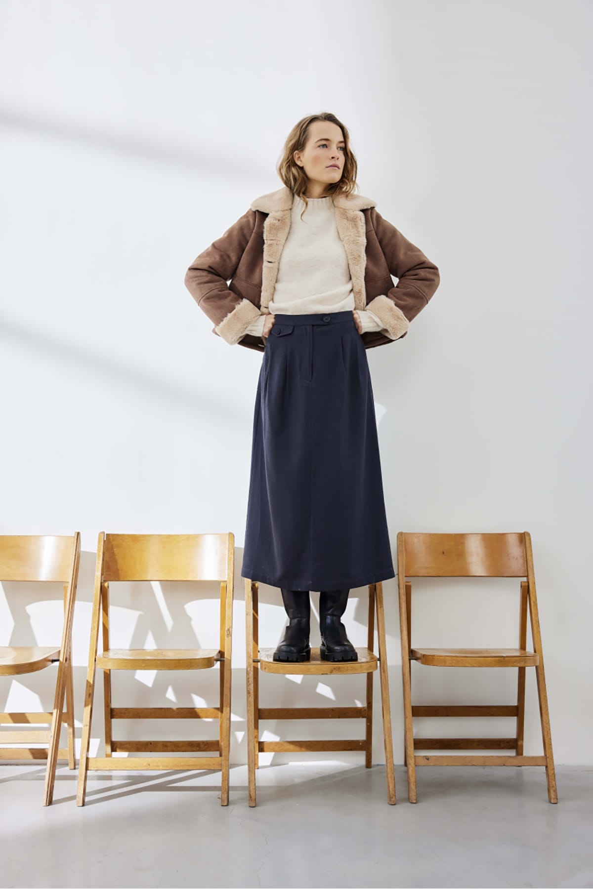 Pullover Alicia sweater Beige Pullover JC Sophie