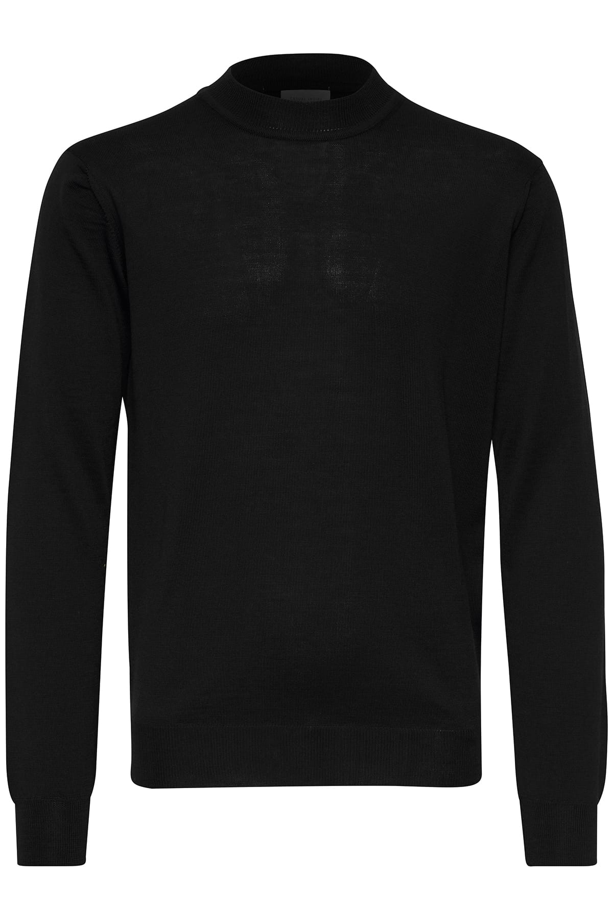 Pullover CFKarl merino mix crew neck knit Anthracite black Pullover Casual Friday