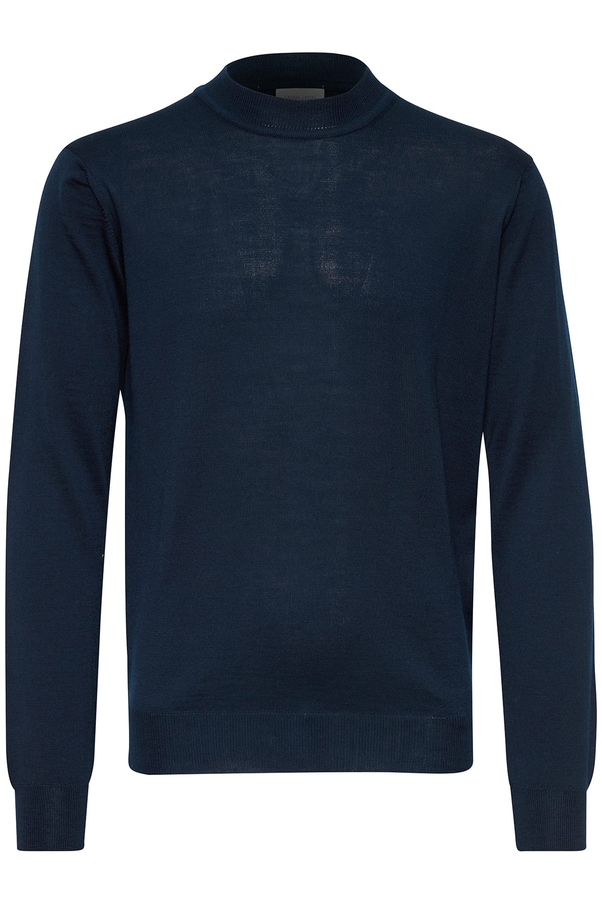 Pullover CFKarl merino mix crew neck knit Dark Navy Pullover Casual Friday