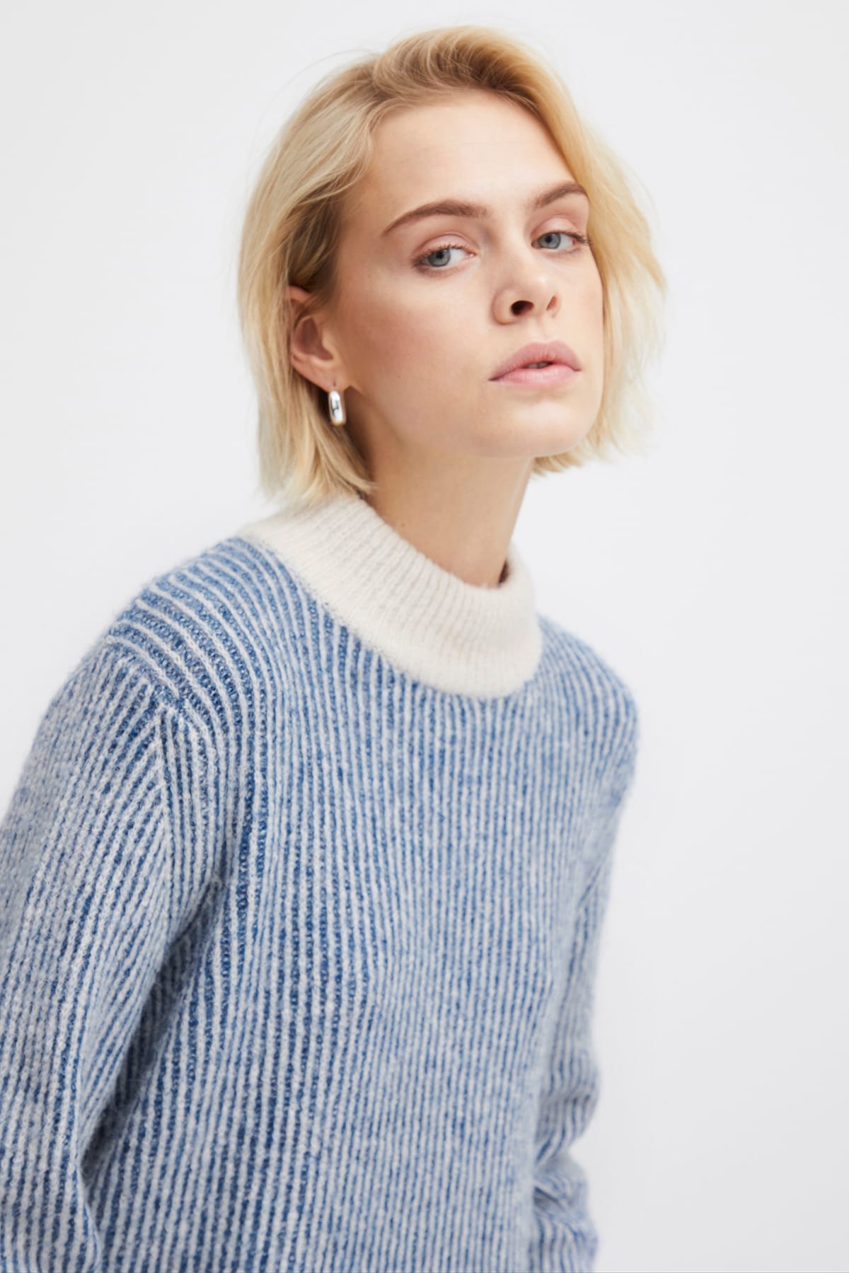 Pullover IHKAMARA LS STRIPE4 True Blue Pullover ICHI