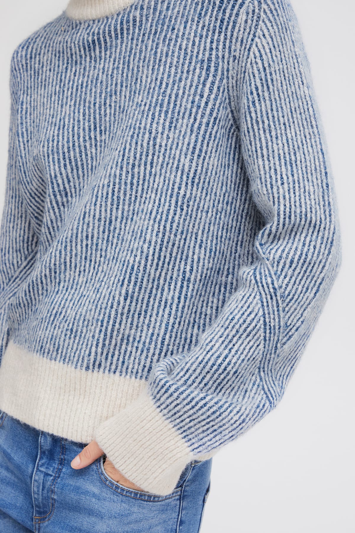 Pullover IHKAMARA LS STRIPE4 True Blue Pullover ICHI