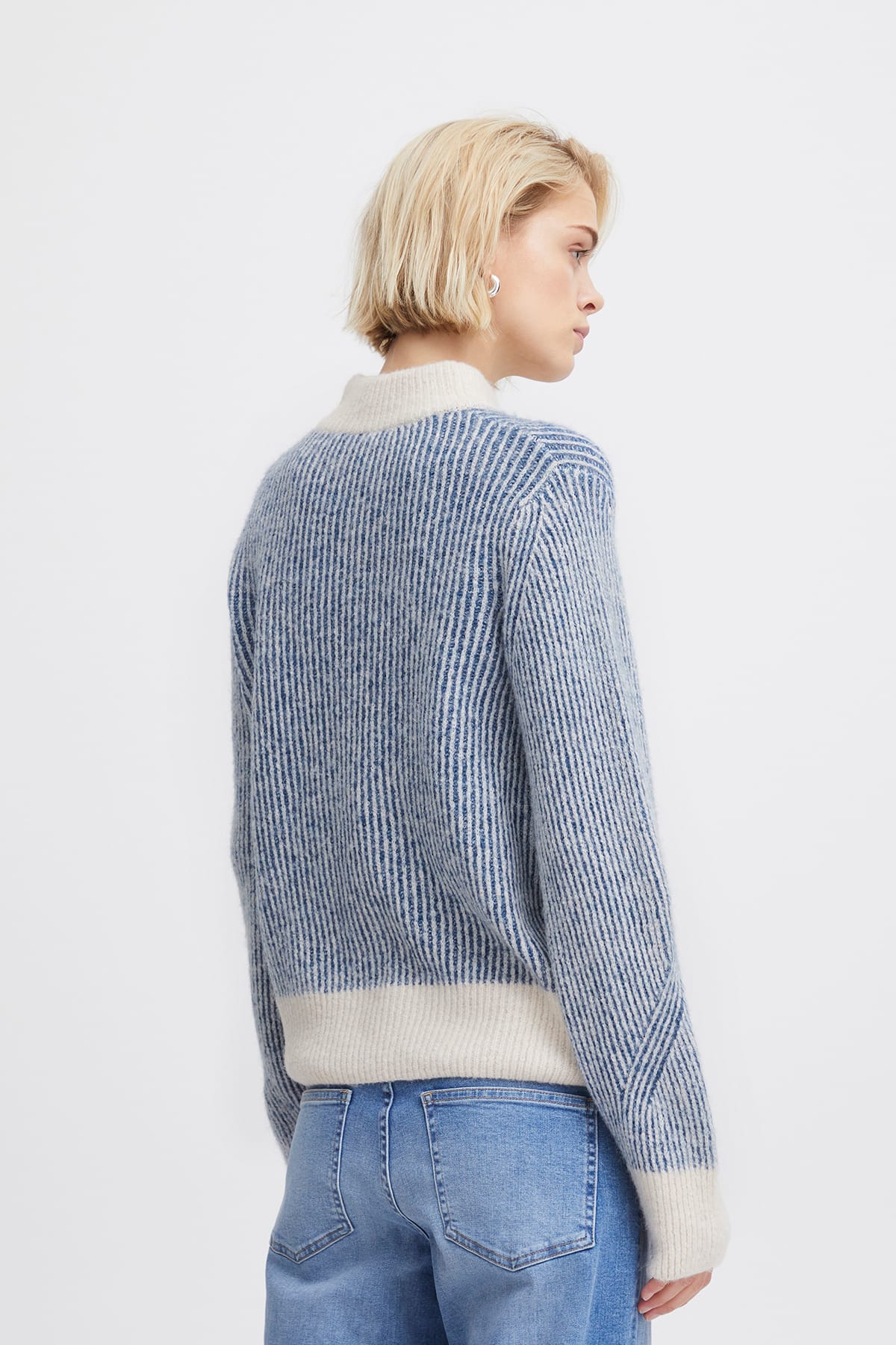 Pullover IHKAMARA LS STRIPE4 True Blue Pullover ICHI