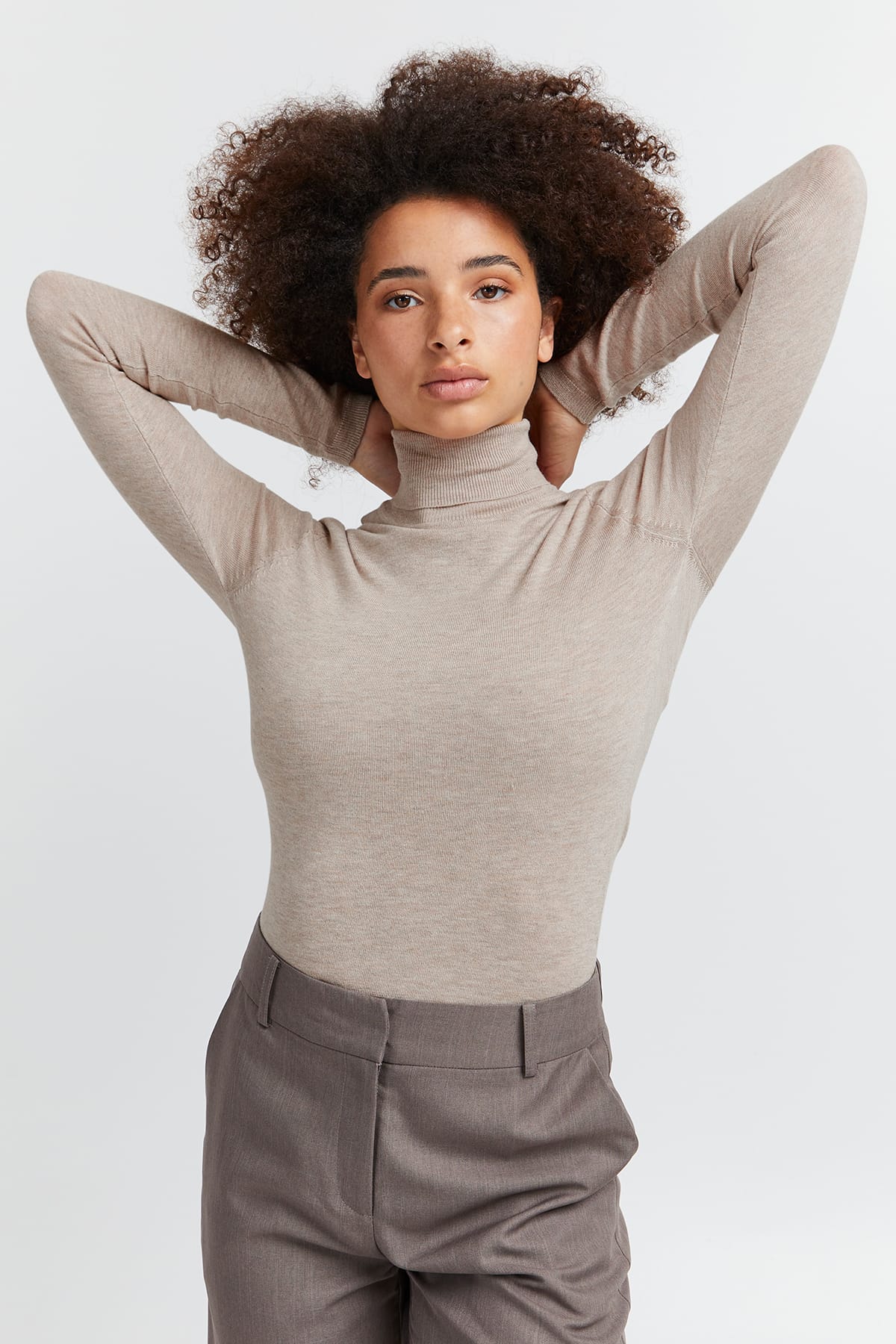 Pullover IHMAFA RN Doeskin Melange Pullover ICHI