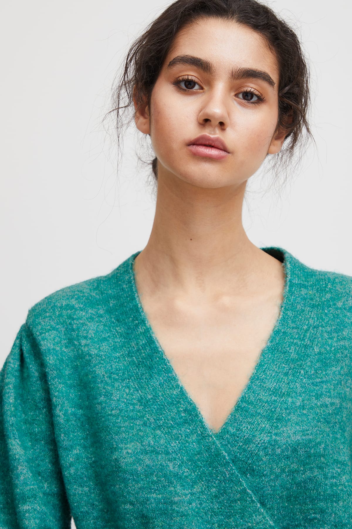 Pullover IHOLENE CA2 Cadmium Green Pullover ICHI