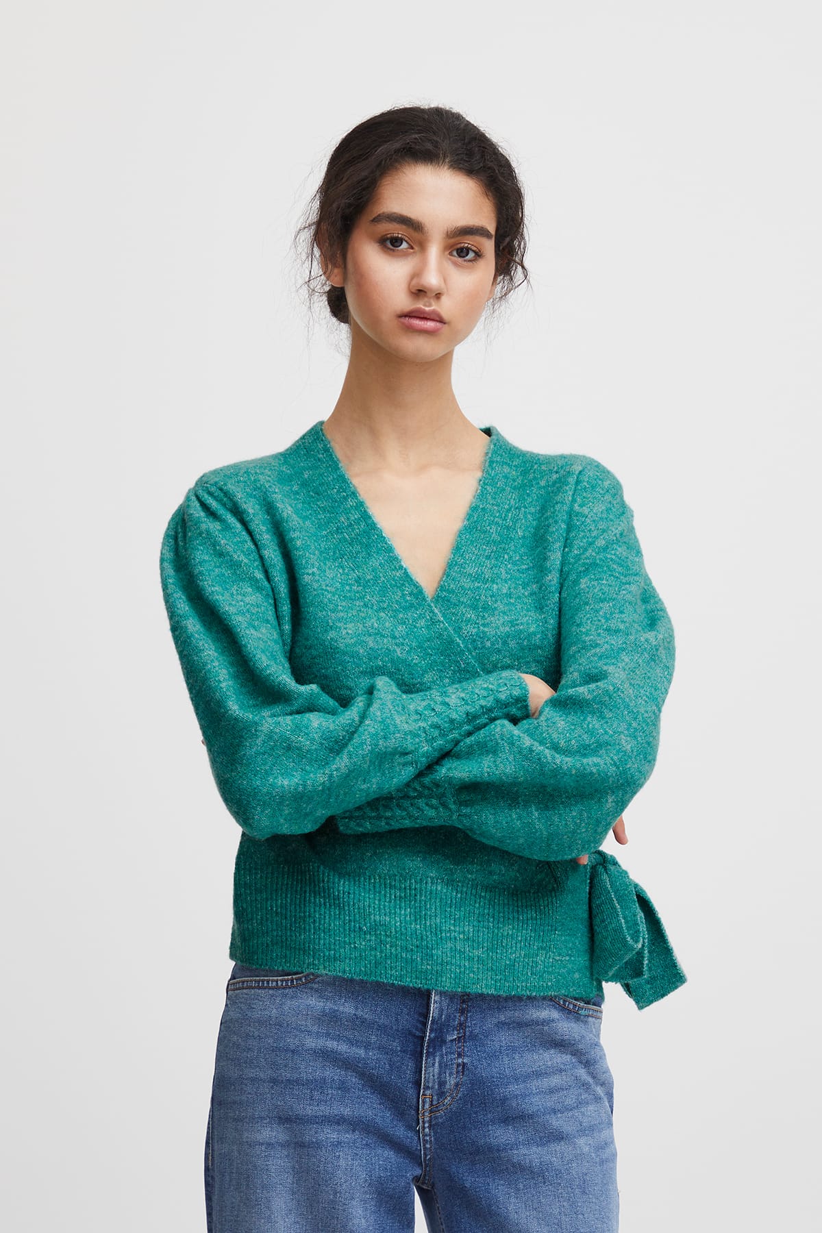 Pullover IHOLENE CA2 Cadmium Green Pullover ICHI