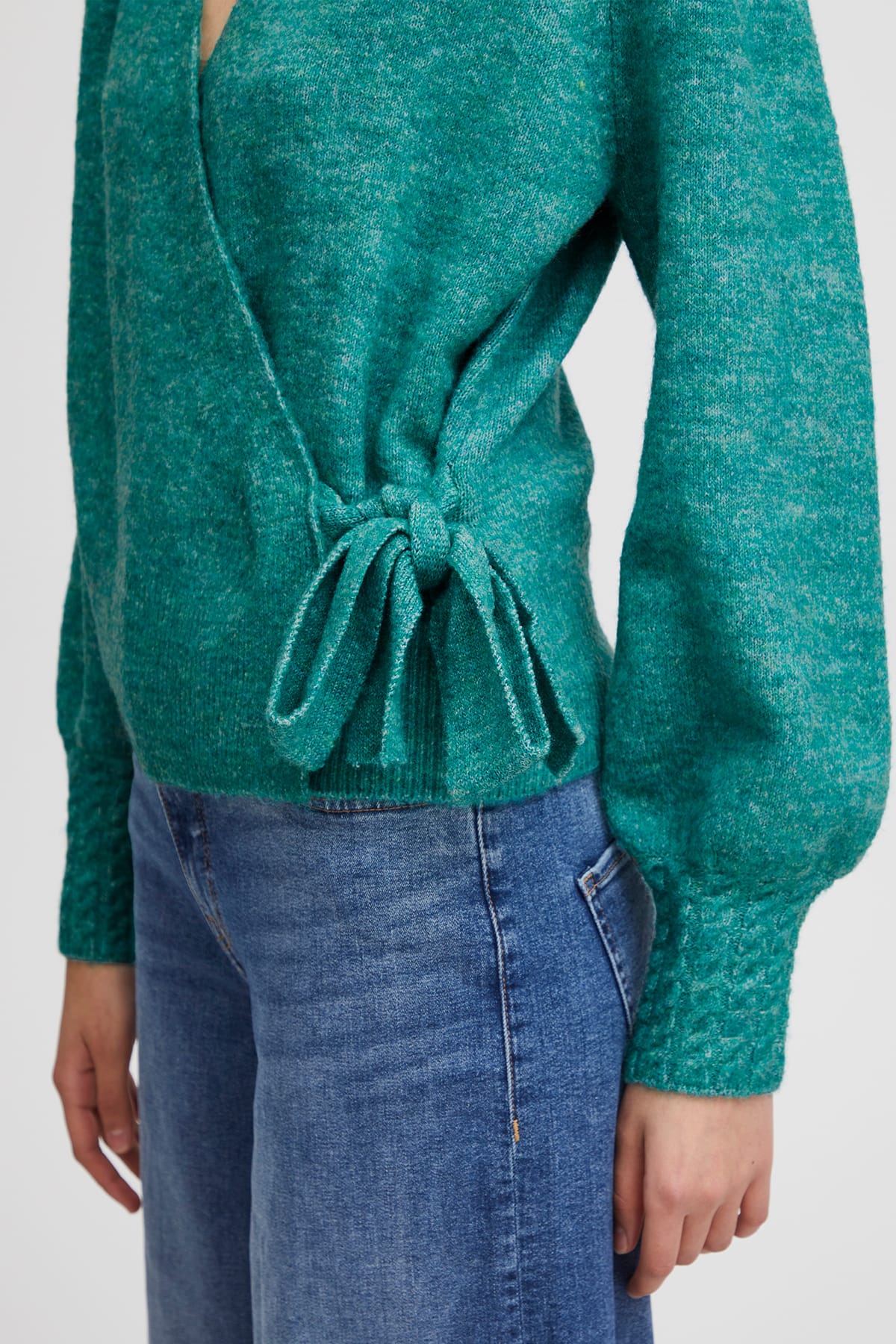 Pullover IHOLENE CA2 Cadmium Green Pullover ICHI