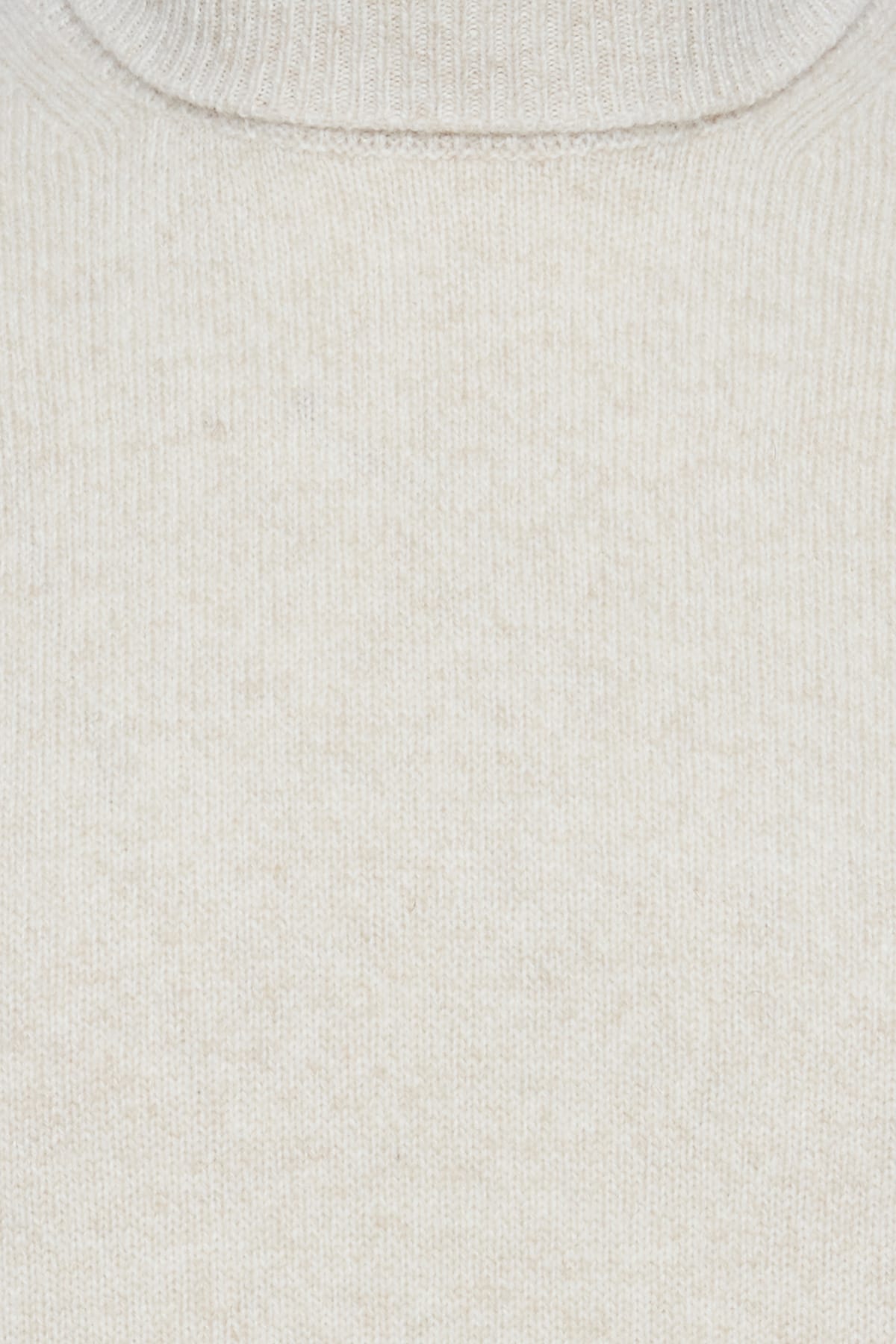 Pullover Karl roll neck bounty knit Light sand Melange Pullover Casual Friday
