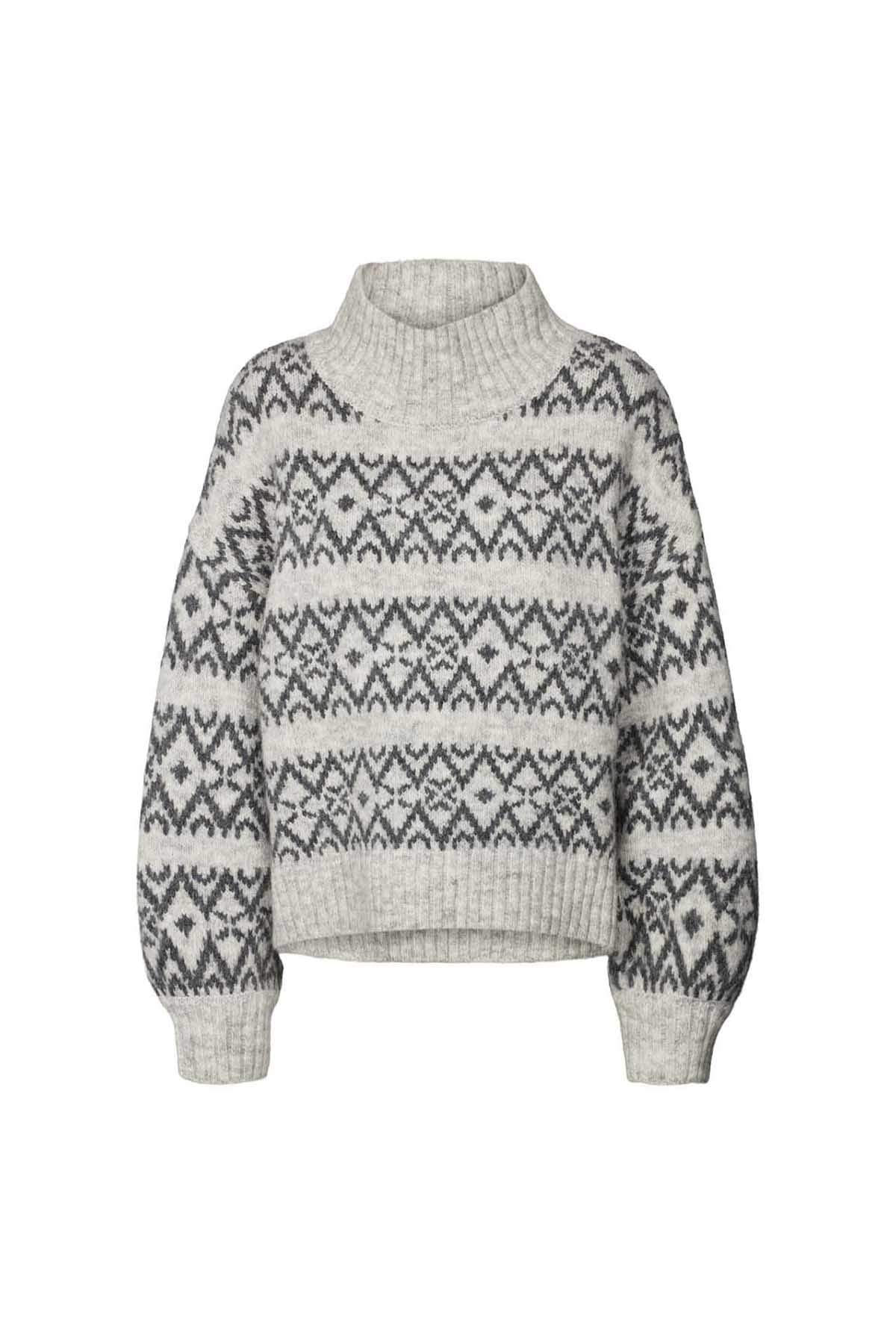 Pullover Mille Knit Light Grey Pullover Lollys Laundry