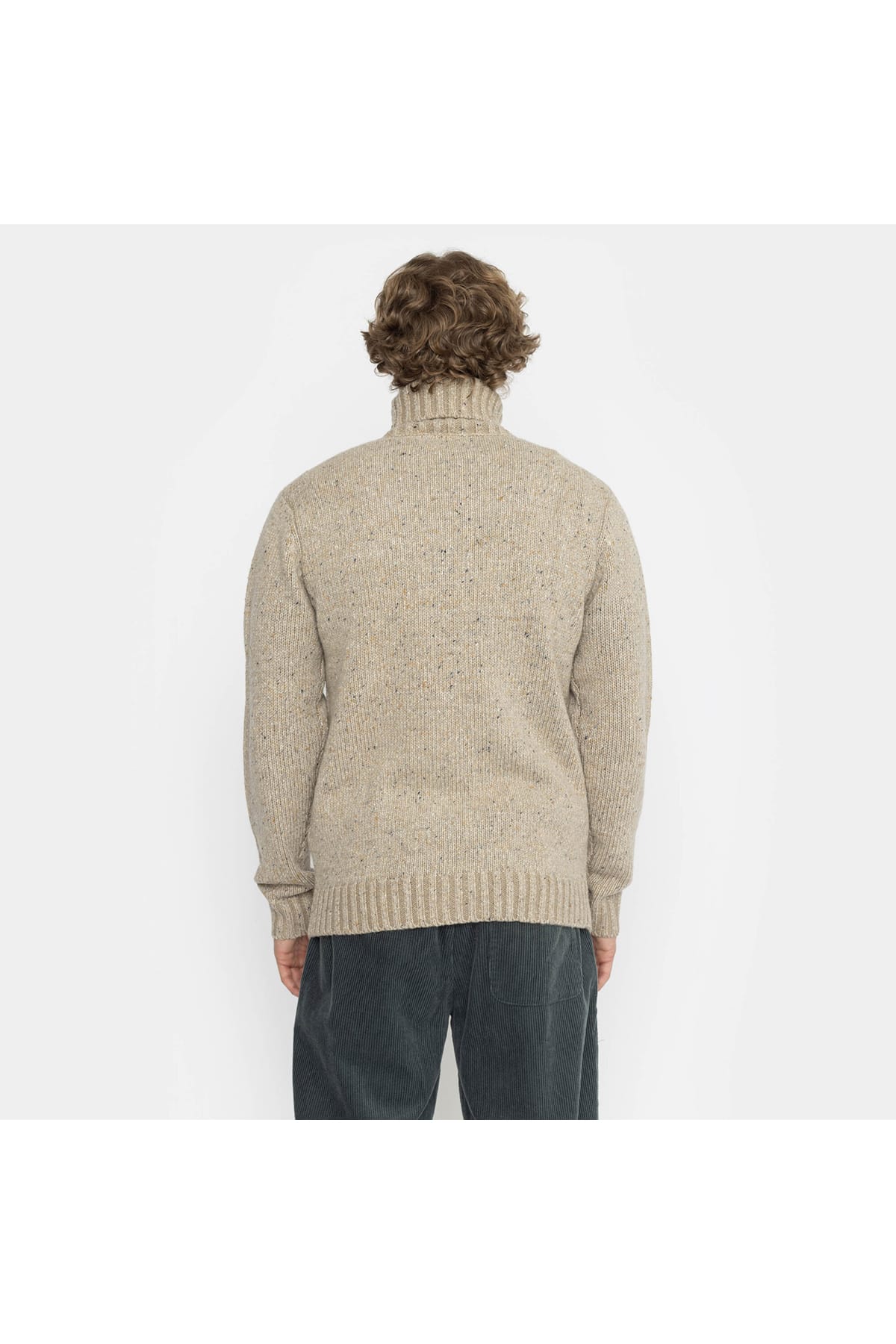 Pullover Strick Rollkragen Offwhite Pullover RVLT Revolution