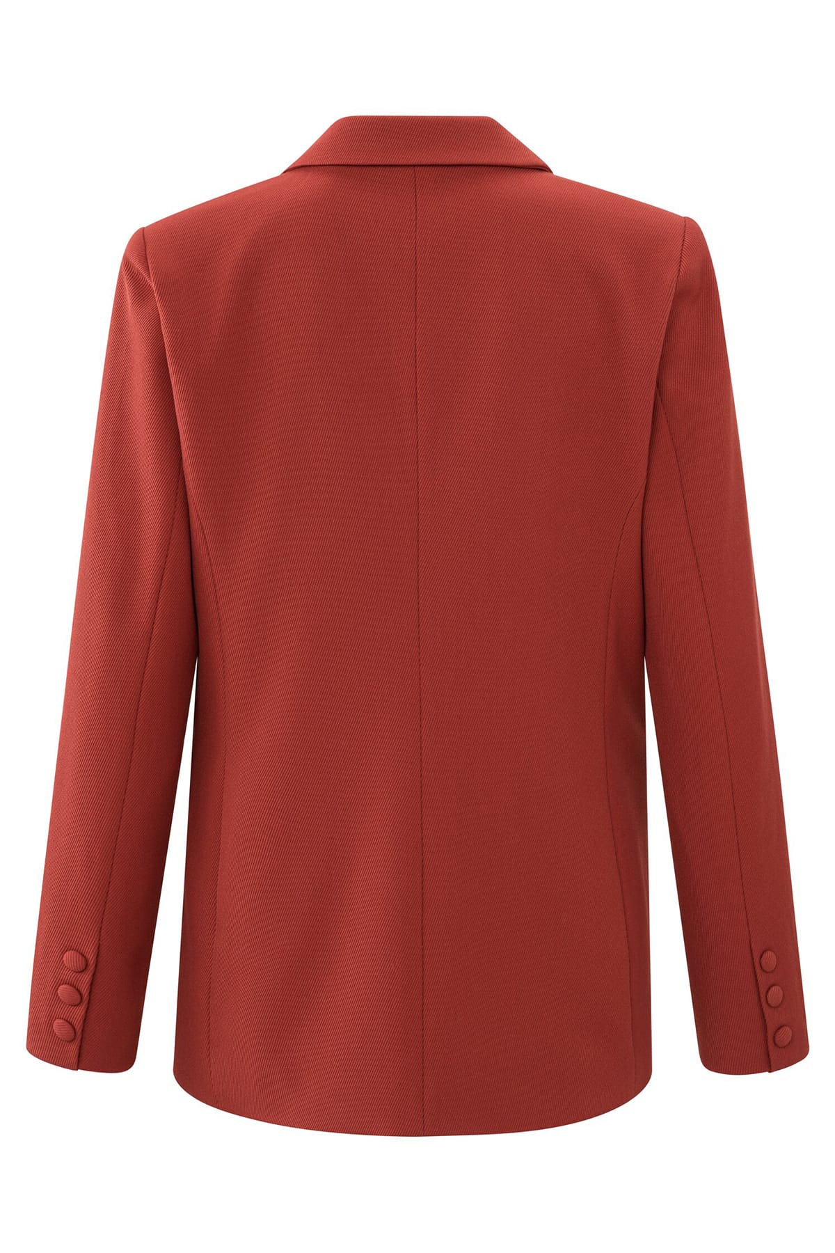 Roter Twill Blazer Ochre Red Blazer YAYA