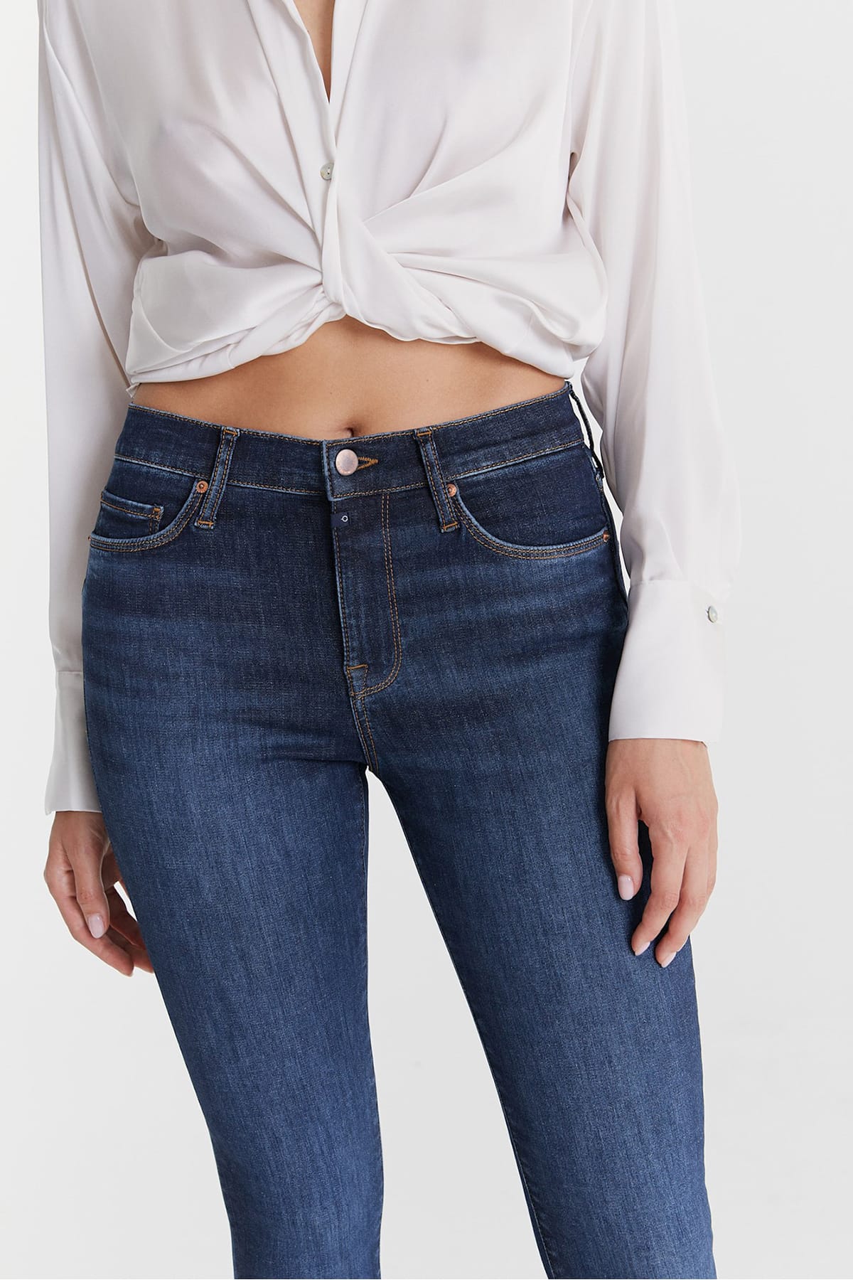 Skinny Jeans Sophia - Deep Blue Jeans C.O.J - Cup of Joe Denim