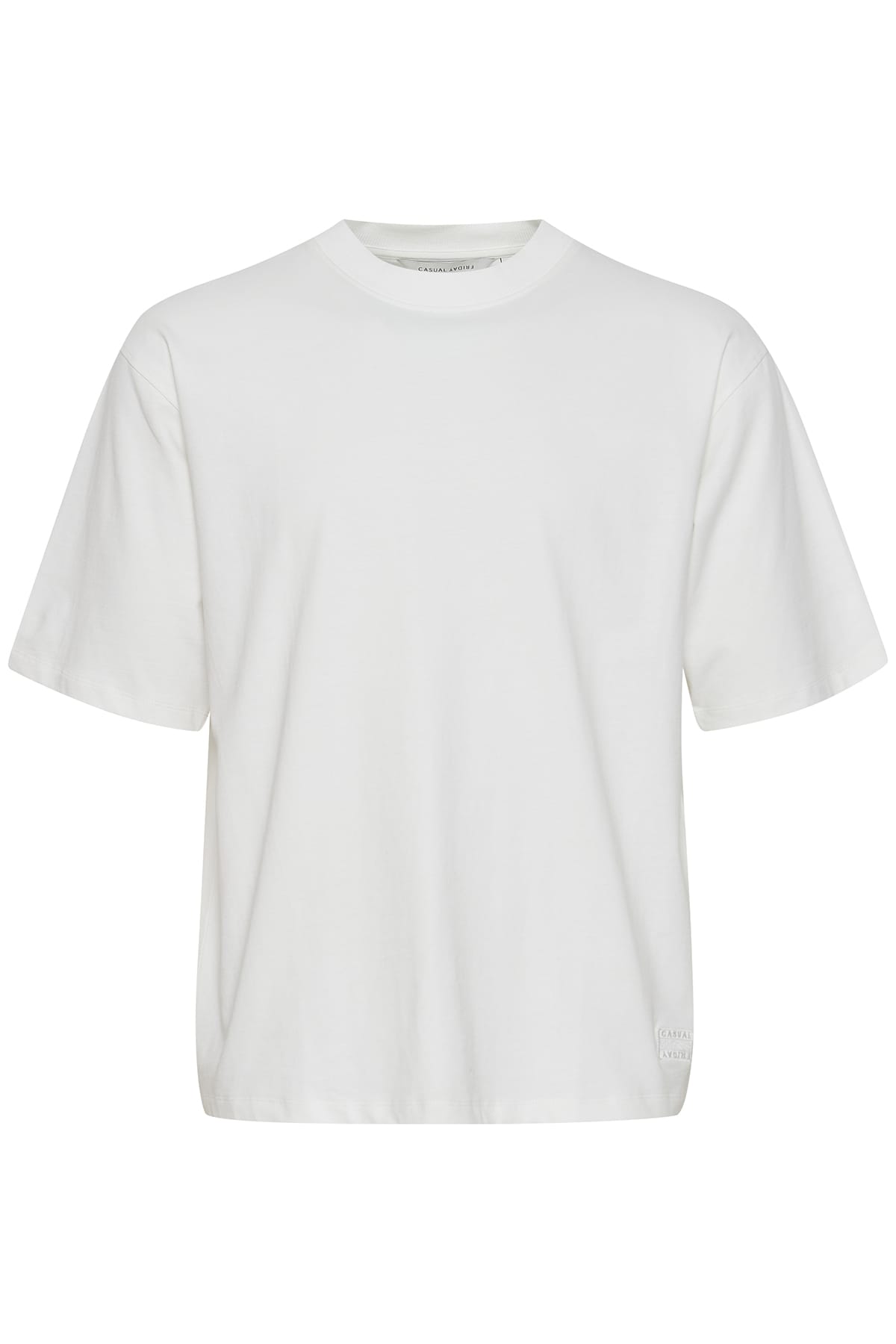 T-Shirt CFTue relaxed tee w. embriodery Ecru T-Shirt Casual Friday