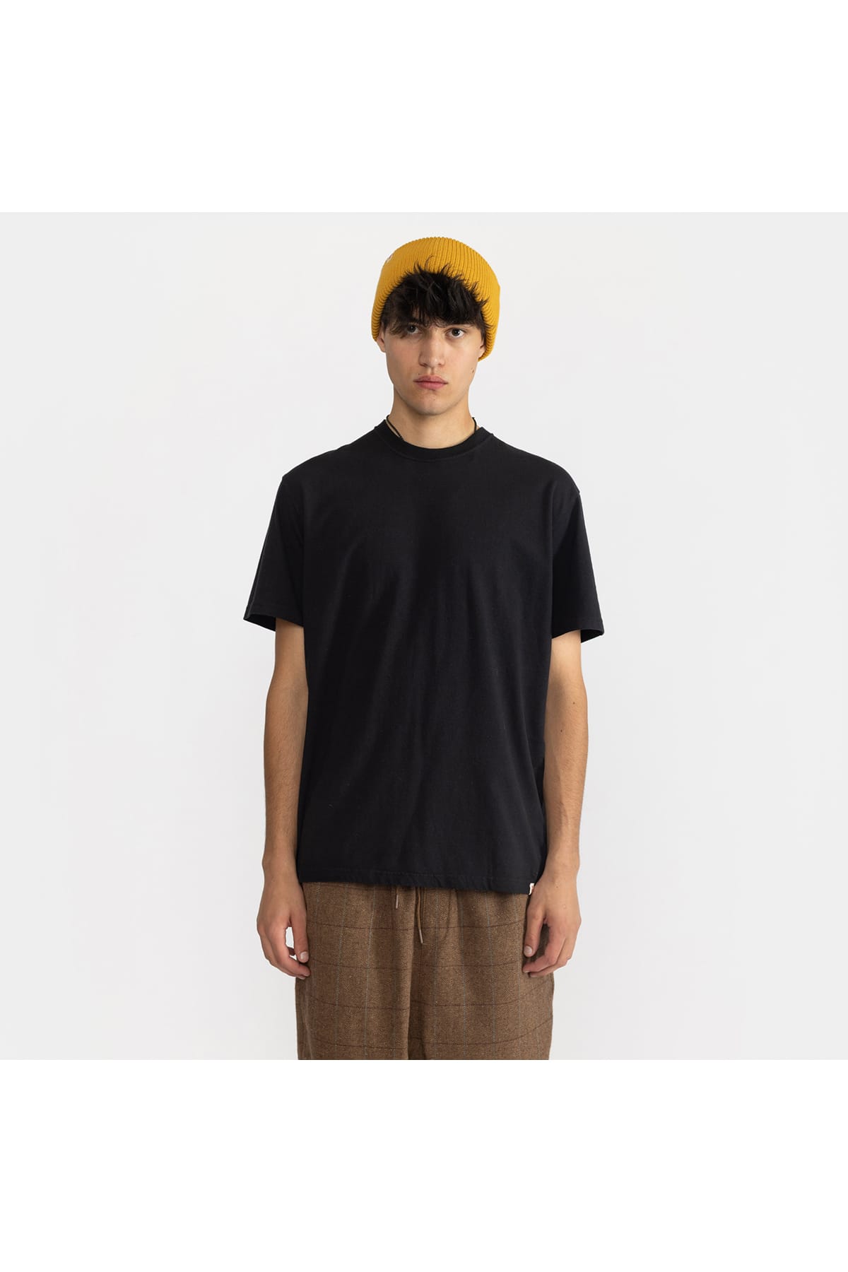 T-Shirt Loose Fit Black T-Shirt RVLT Revolution