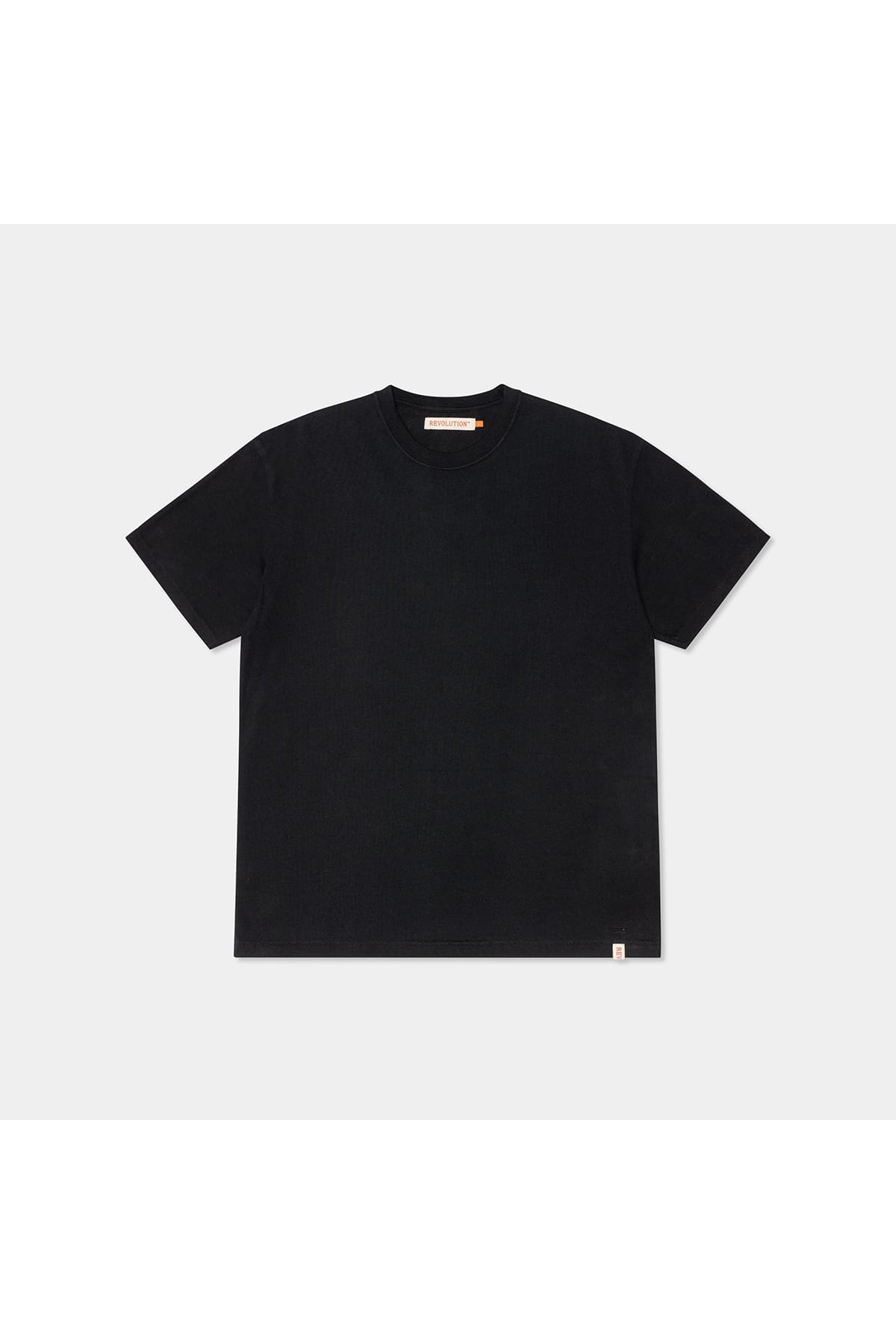 T-Shirt Loose Fit Black T-Shirt RVLT Revolution