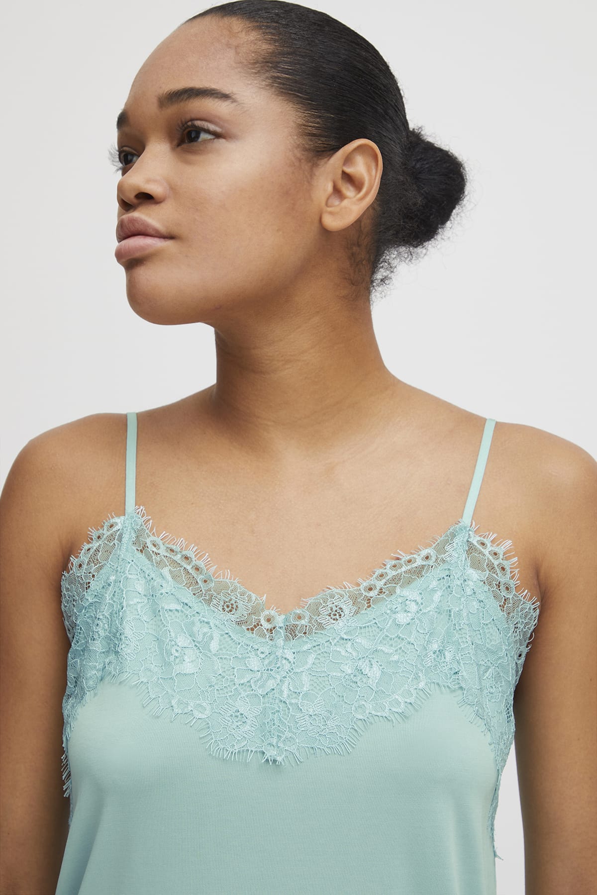 Top IHLIKE TO2 Eggshell Blue Top ICHI